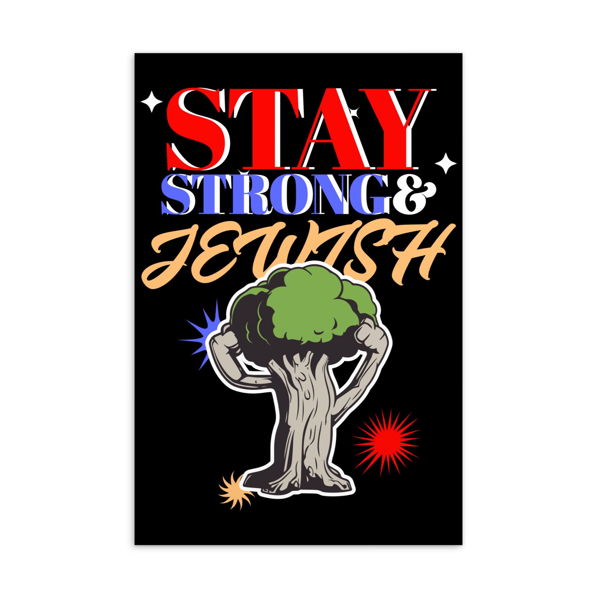 Strong & Jewish | Standard Postcard