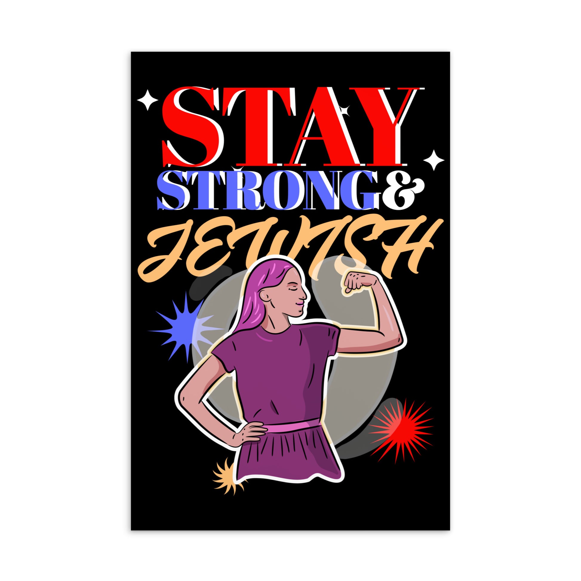 Strong & Jewish | Standard Postcard Jouparty