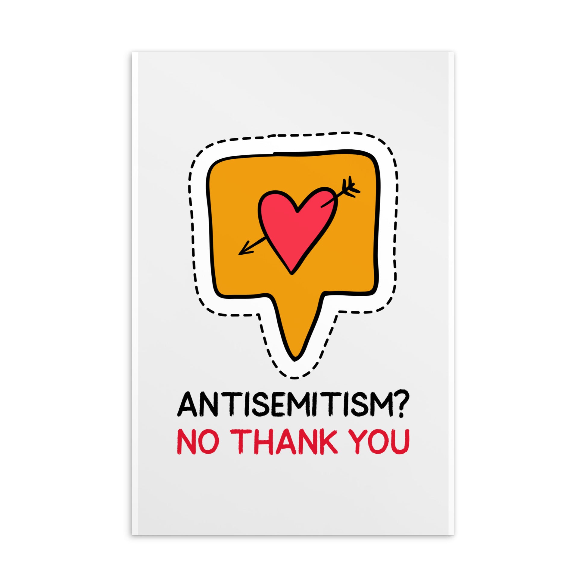 No Thank You | Antisemitism | Standard Postcard
