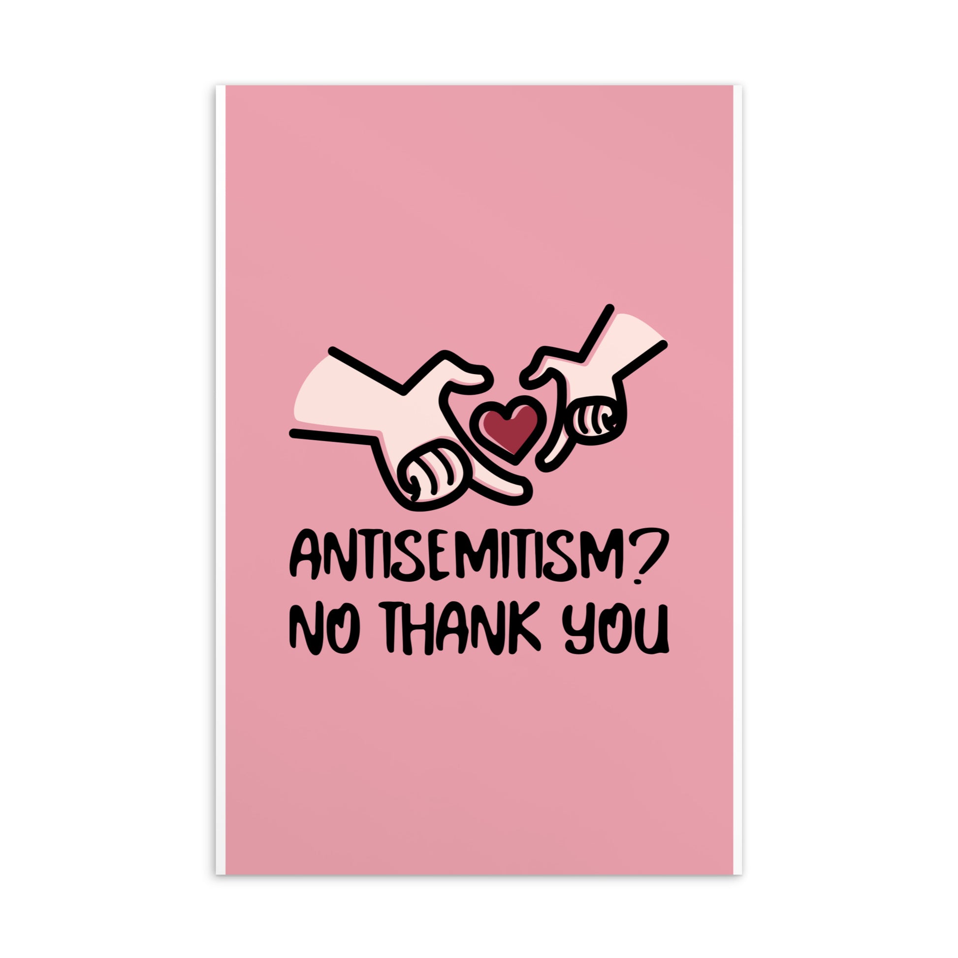 No Thank You | Antisemitism | Standard Postcard