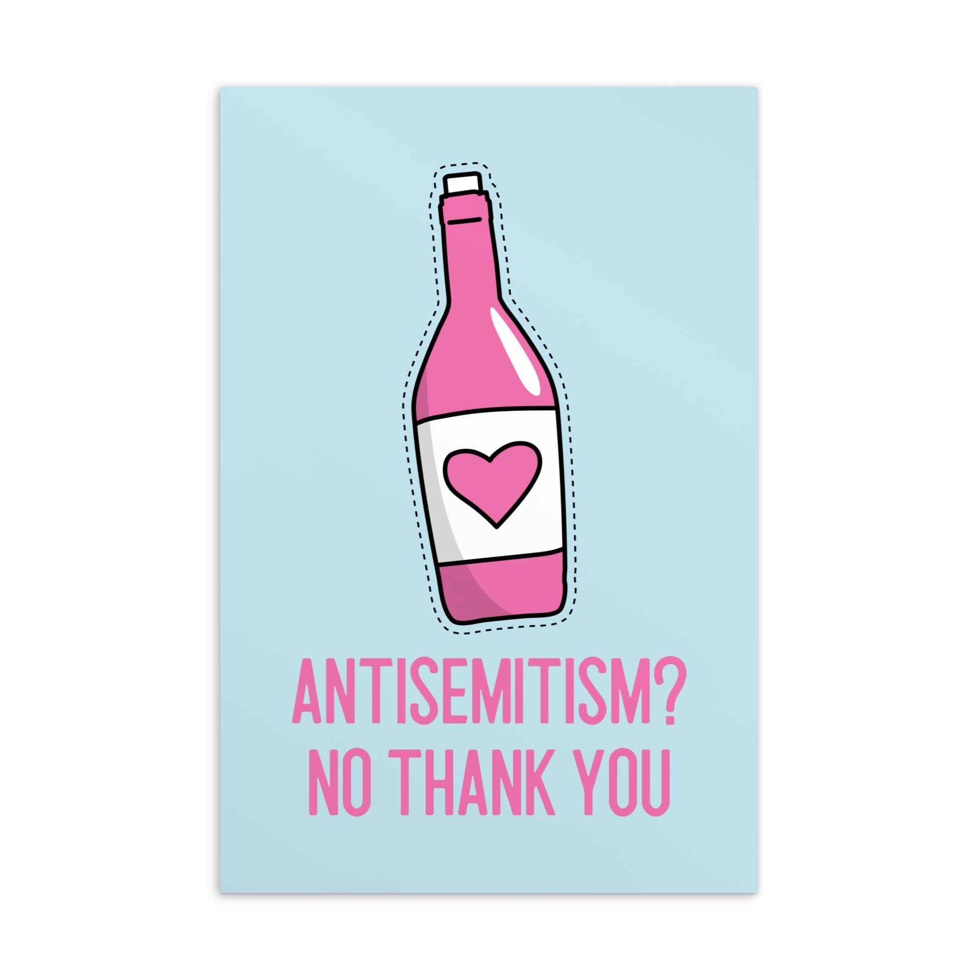 No Thank You | Antisemitism | Standard Postcard