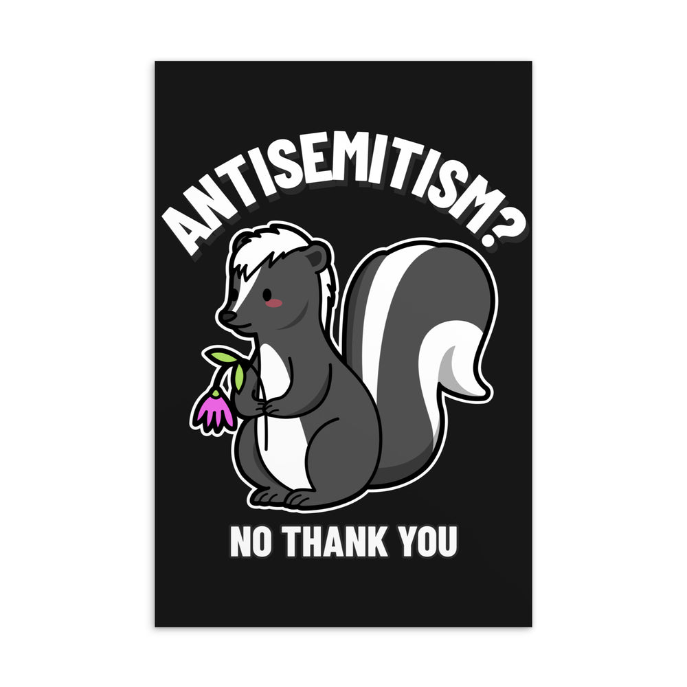 No Thank You | Antisemitism | Standard Postcard