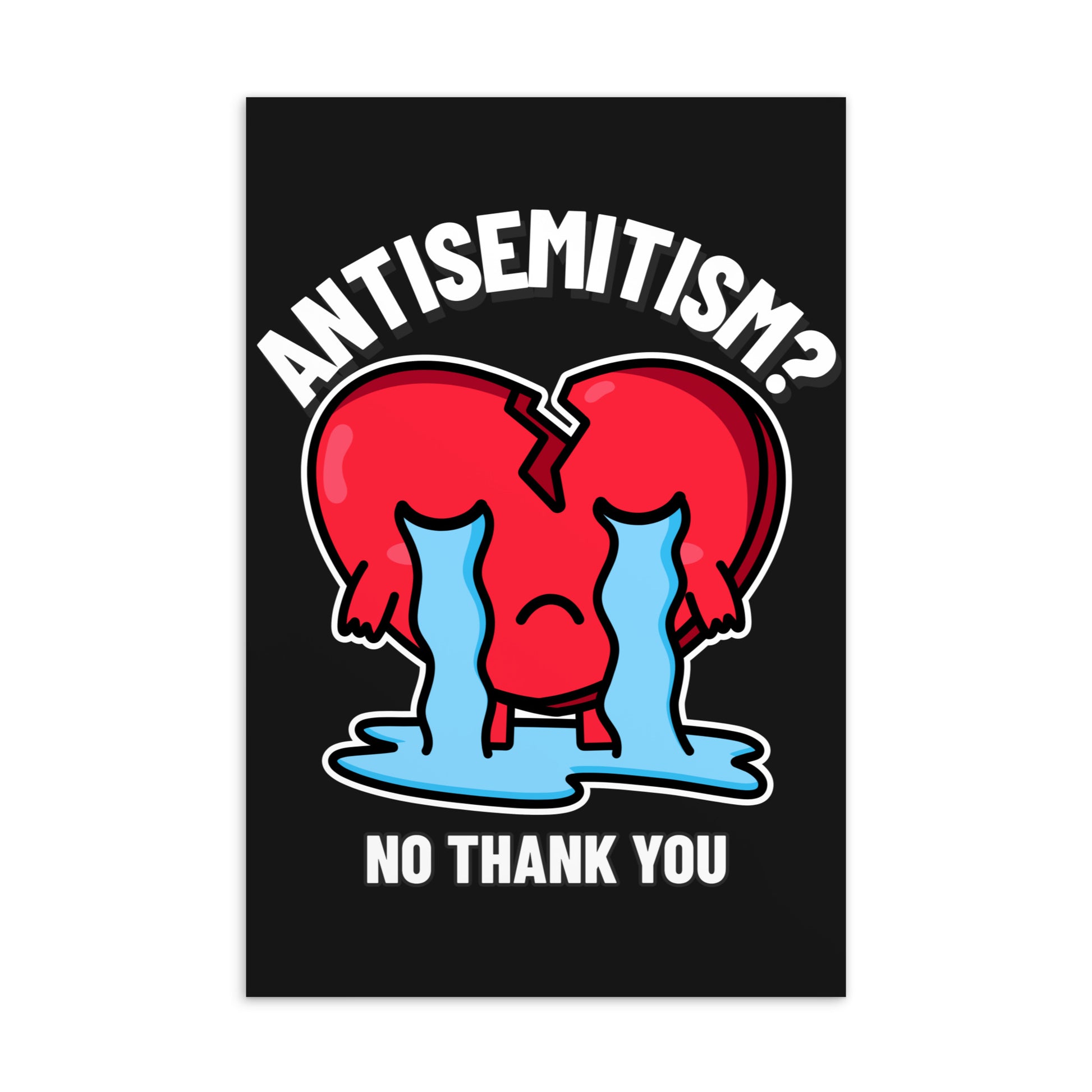 No Thank You | Antisemitism | Standard Postcard