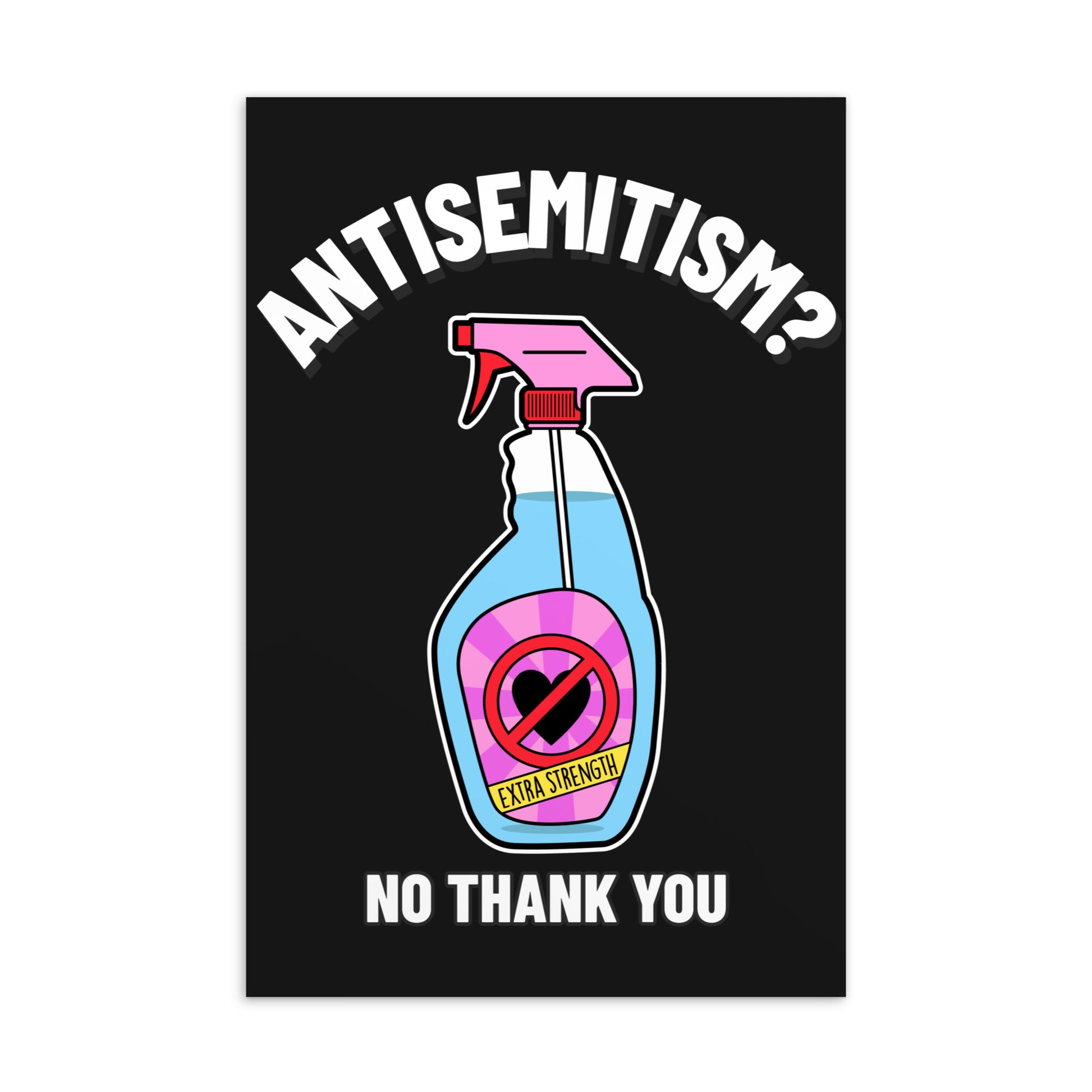 No Thank You | Antisemitism | Standard Postcard