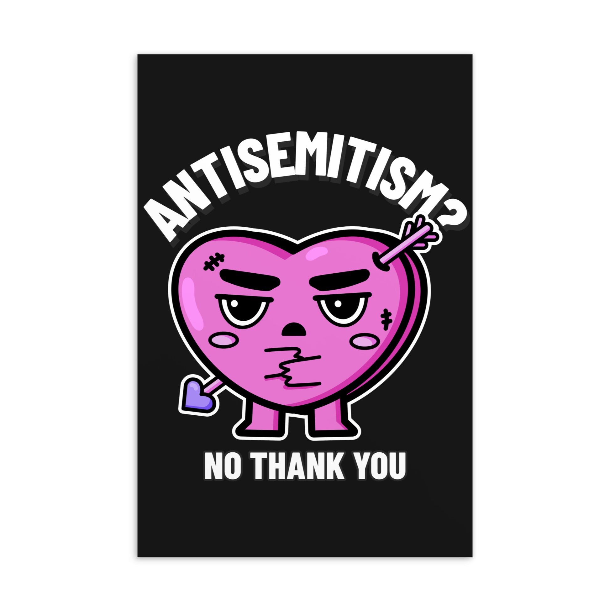 No Thank You | Antisemitism | Standard Postcard