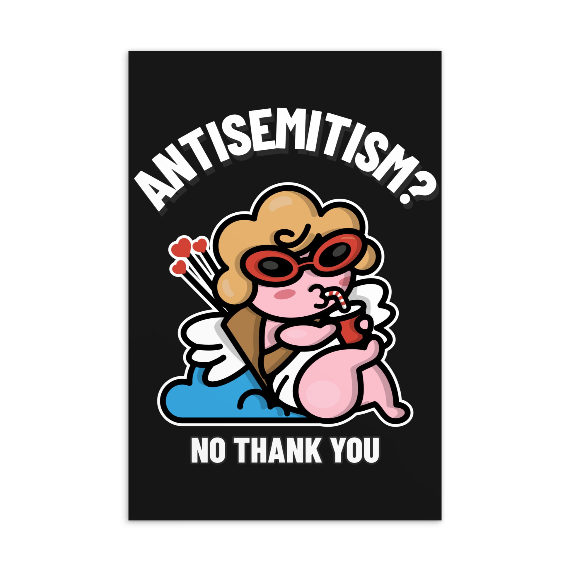 No Thank You | Antisemitism | Standard Postcard