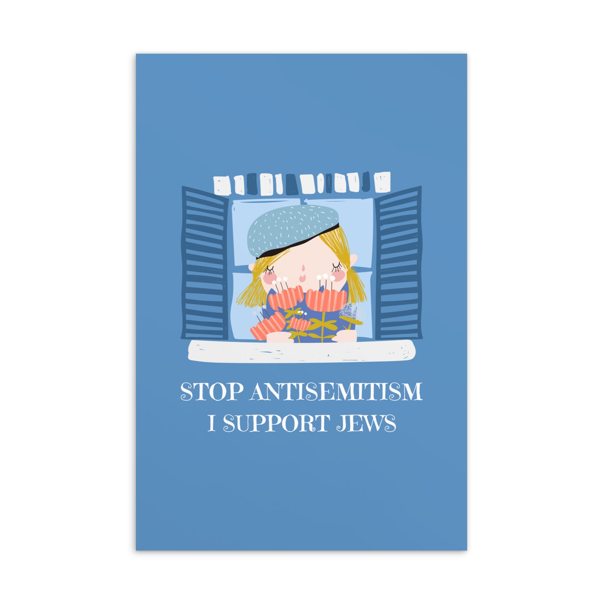 Window To Jewish Souls | Antisemitism | Standard Postcard