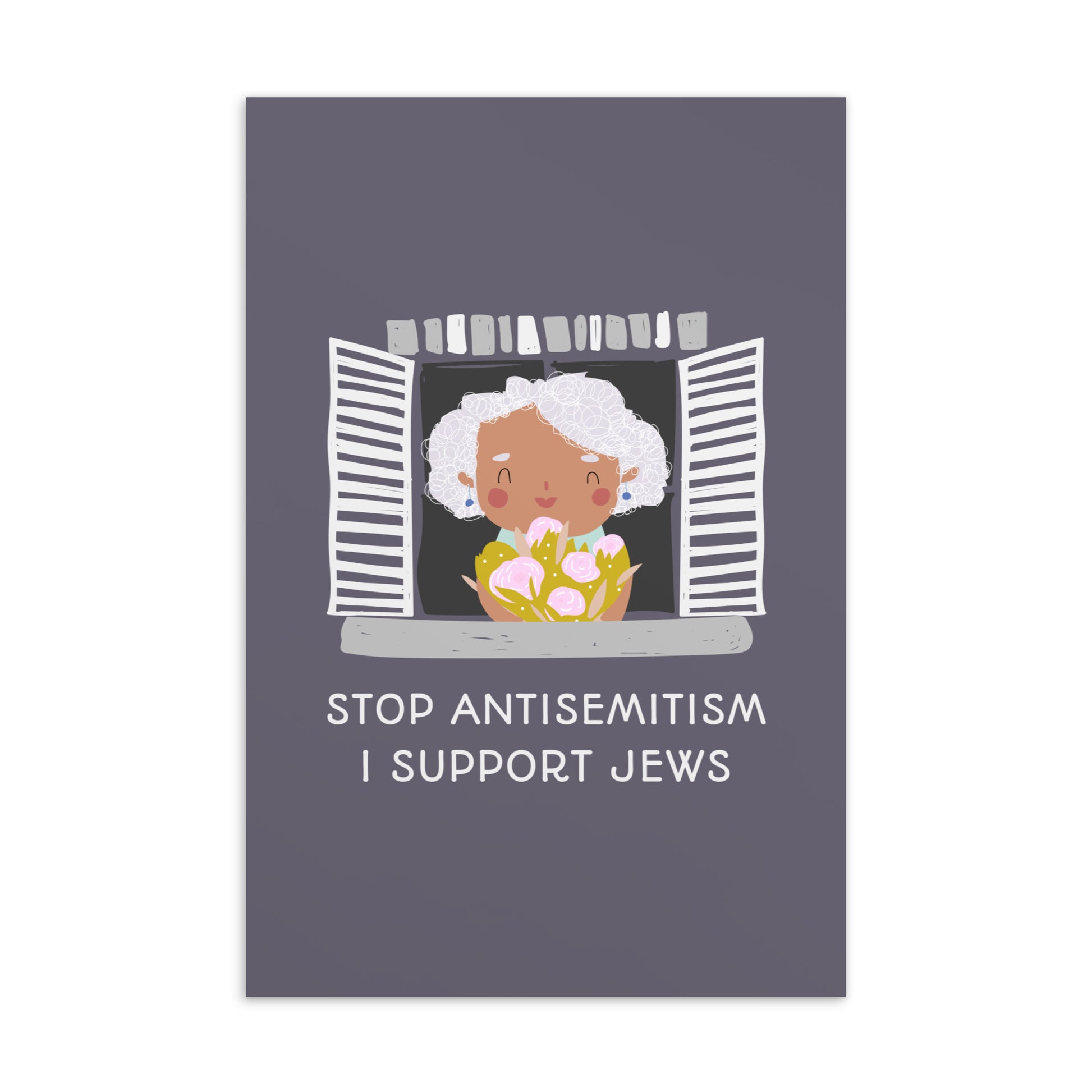 Window To Jewish Souls | Antisemitism | Standard Postcard