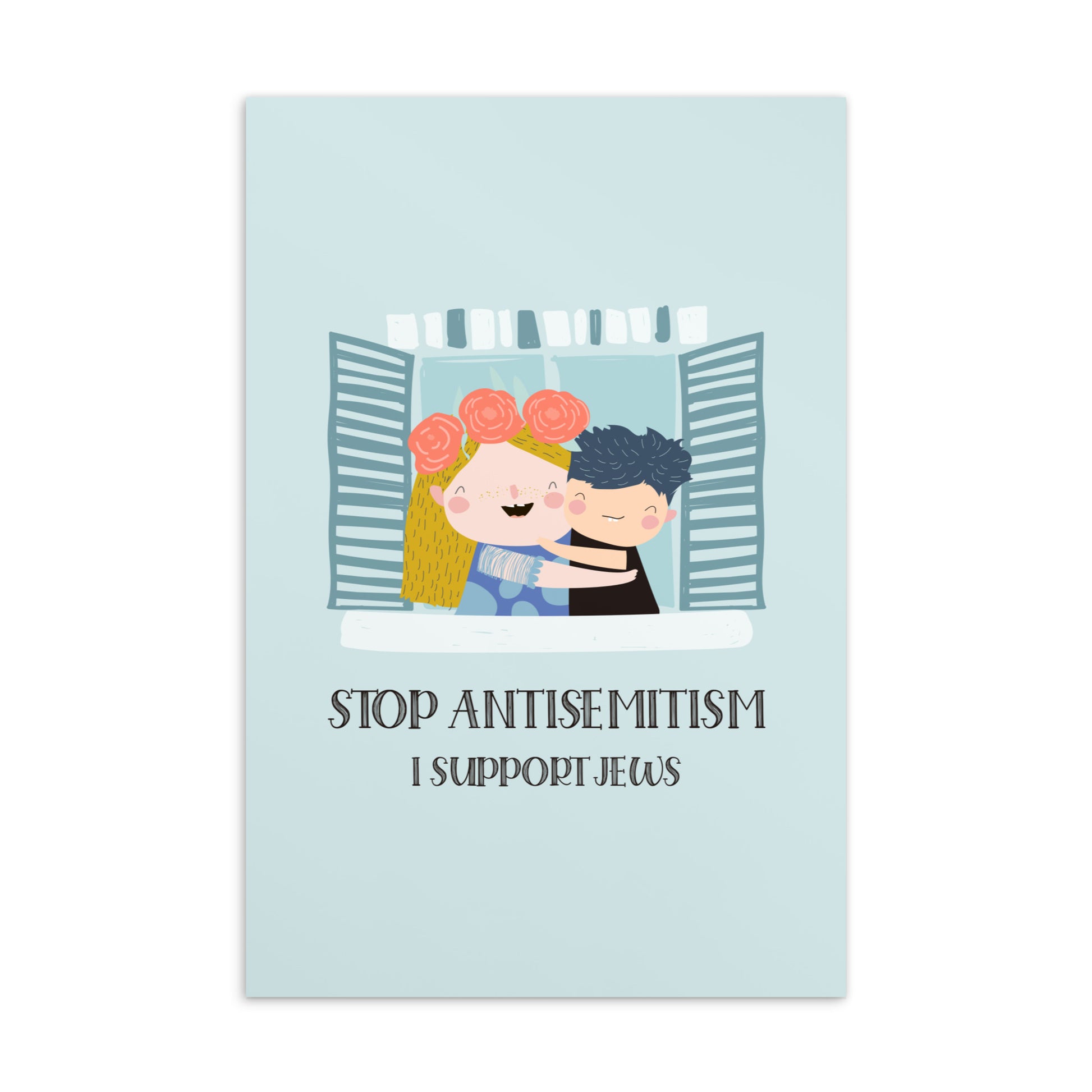 Window To Jewish Souls | Antisemitism | Standard Postcard