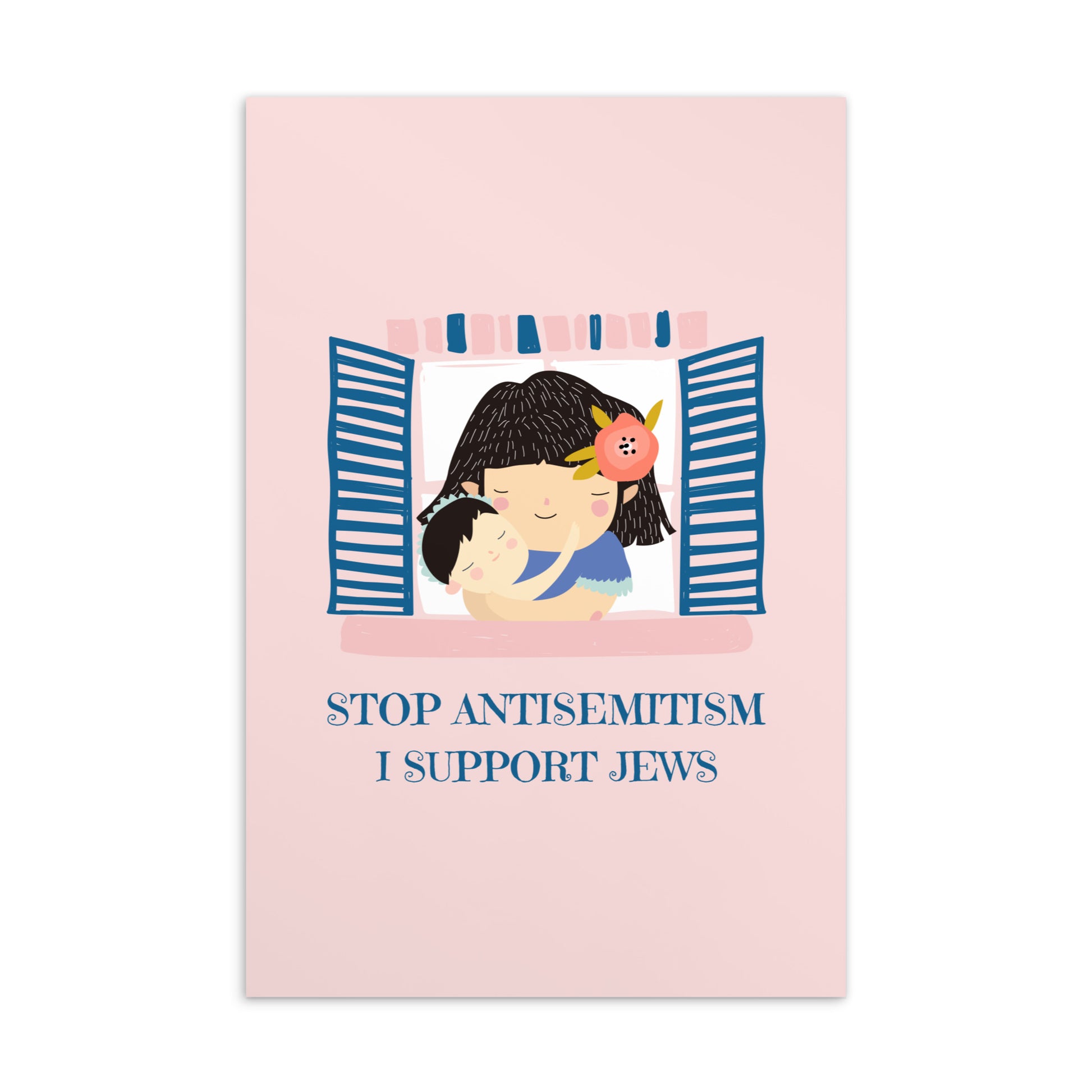 Window To Jewish Souls | Antisemitism | Standard Postcard