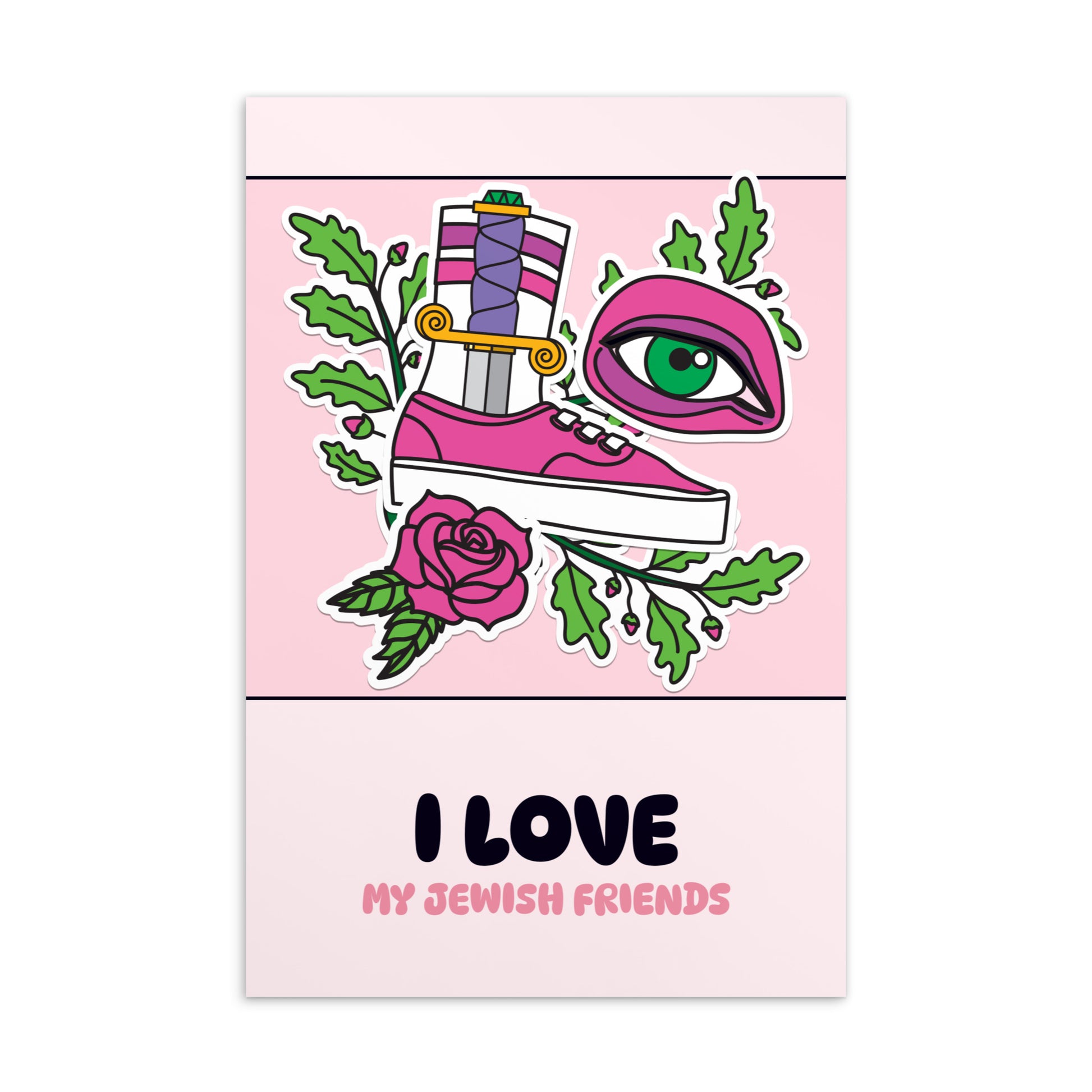 Jewish Friends | Love Story | Standard Postcard