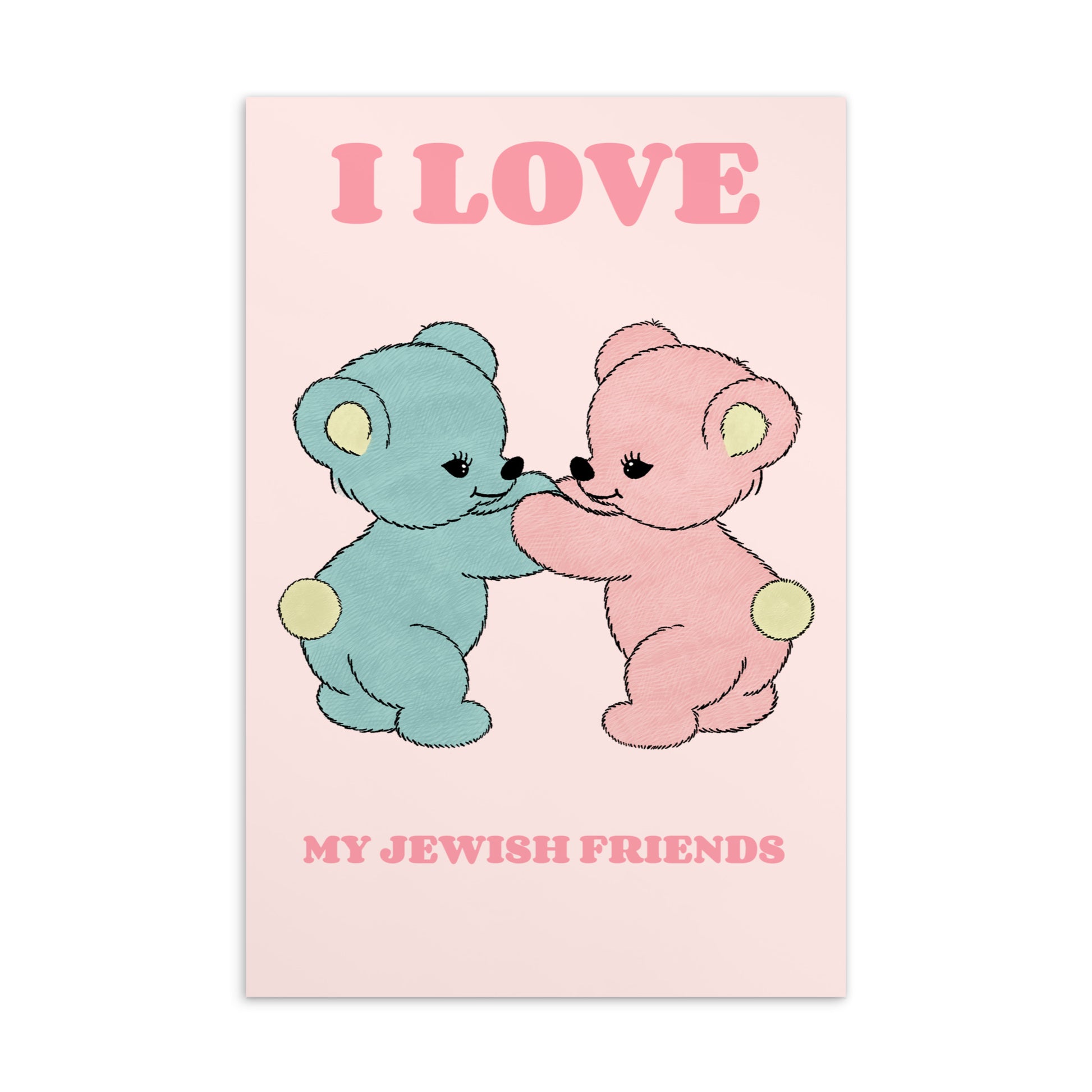 Jewish Friends | Love Story | Standard Postcard