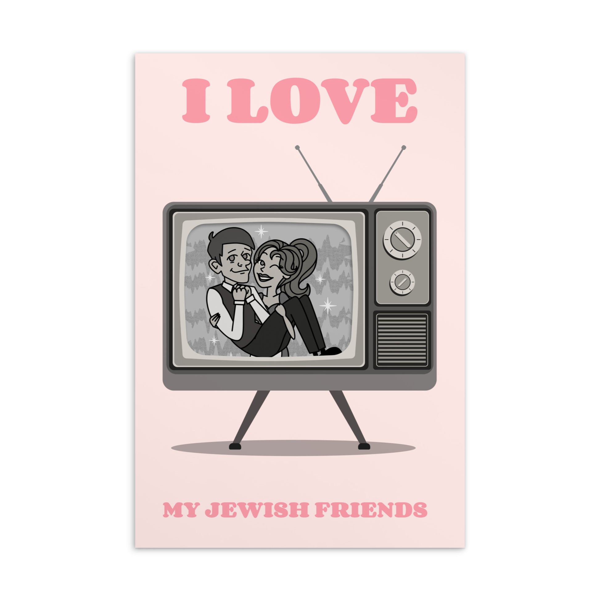 Jewish Friends | Love Story | Standard Postcard