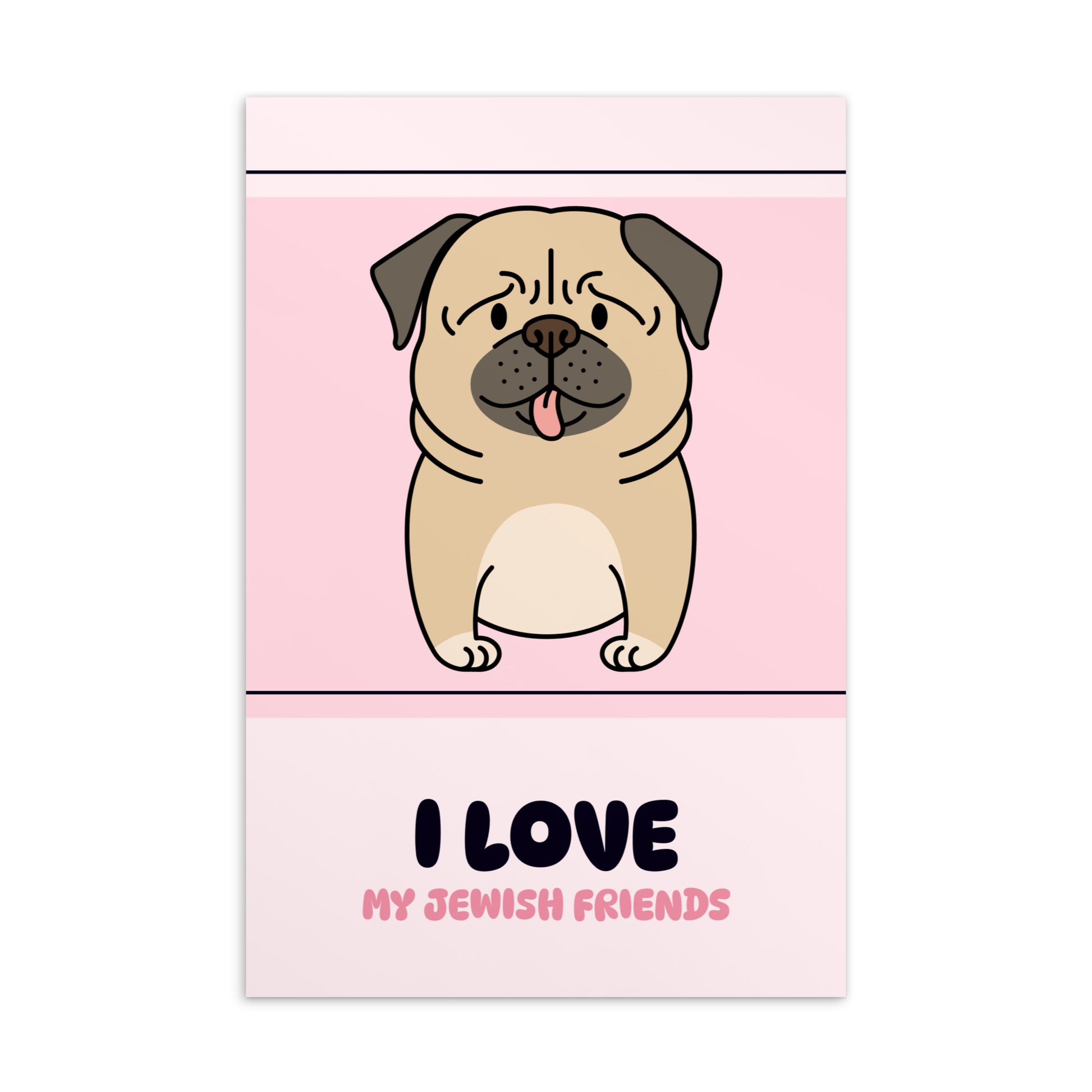 Jewish Friends | Love Story | Standard Postcard