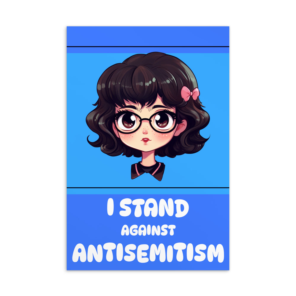 I Stand Against Antisemitism | Standard Postcard