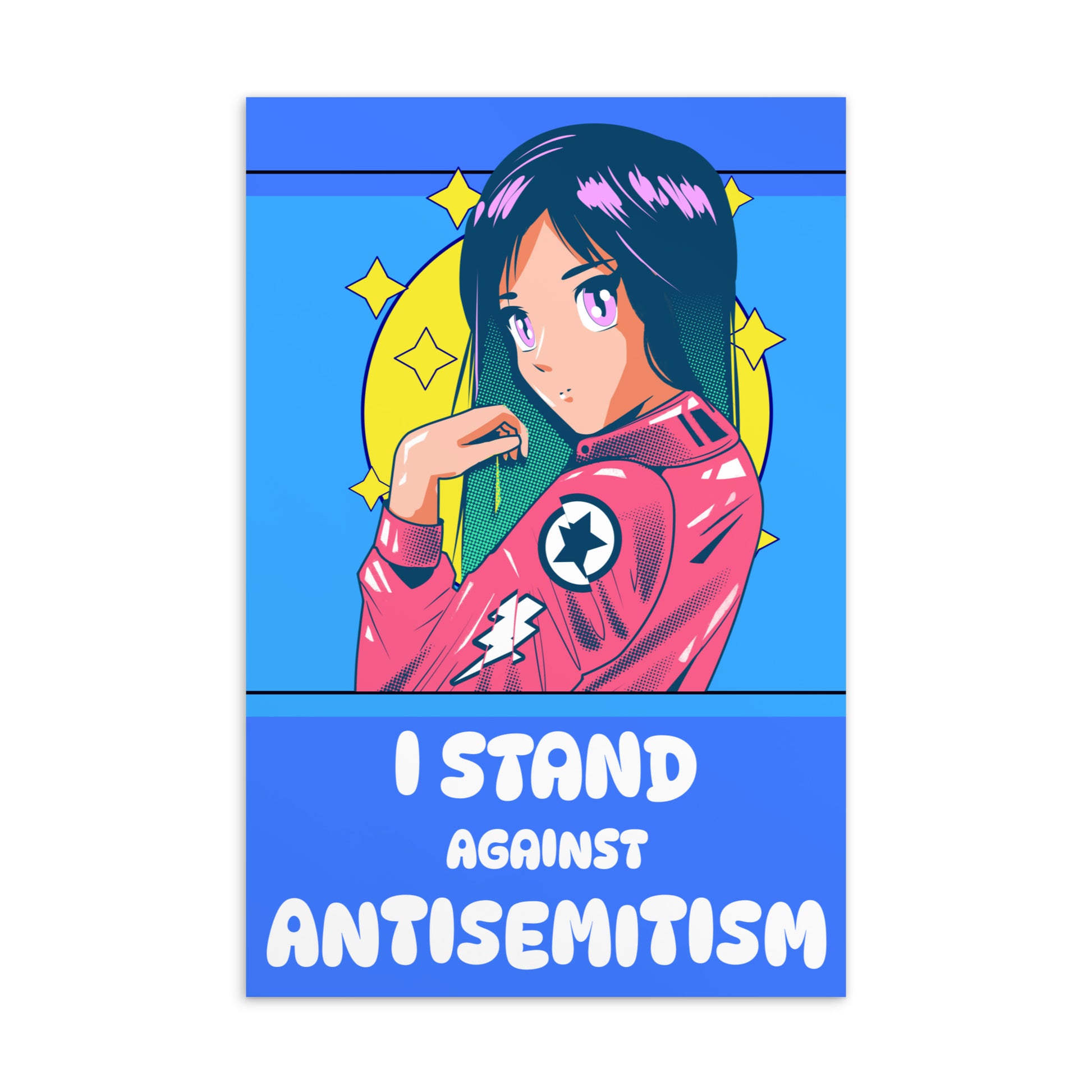 I Stand Against Antisemitism | Standard Postcard