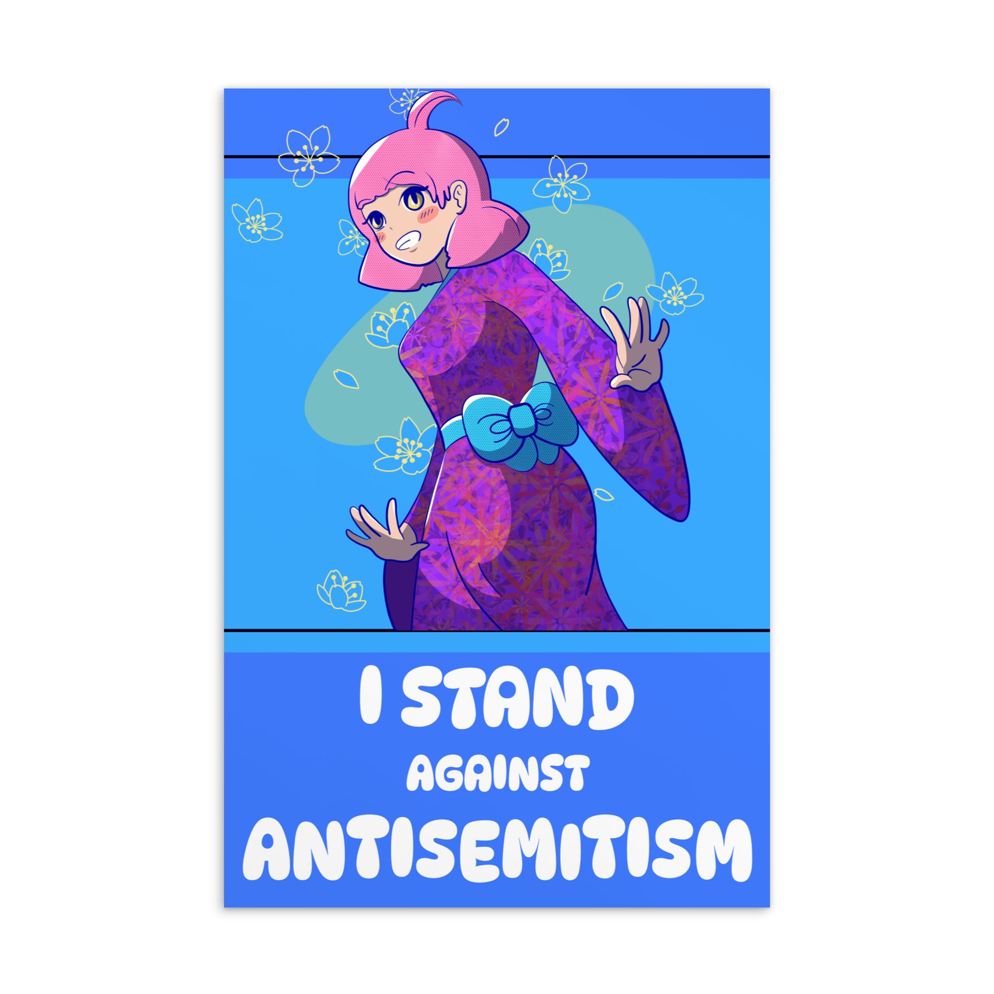 I Stand Against Antisemitism | Standard Postcard