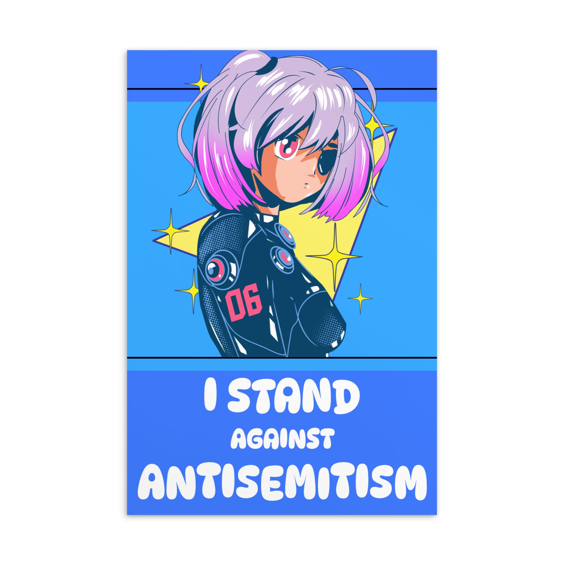 I Stand Against Antisemitism | Standard Postcard