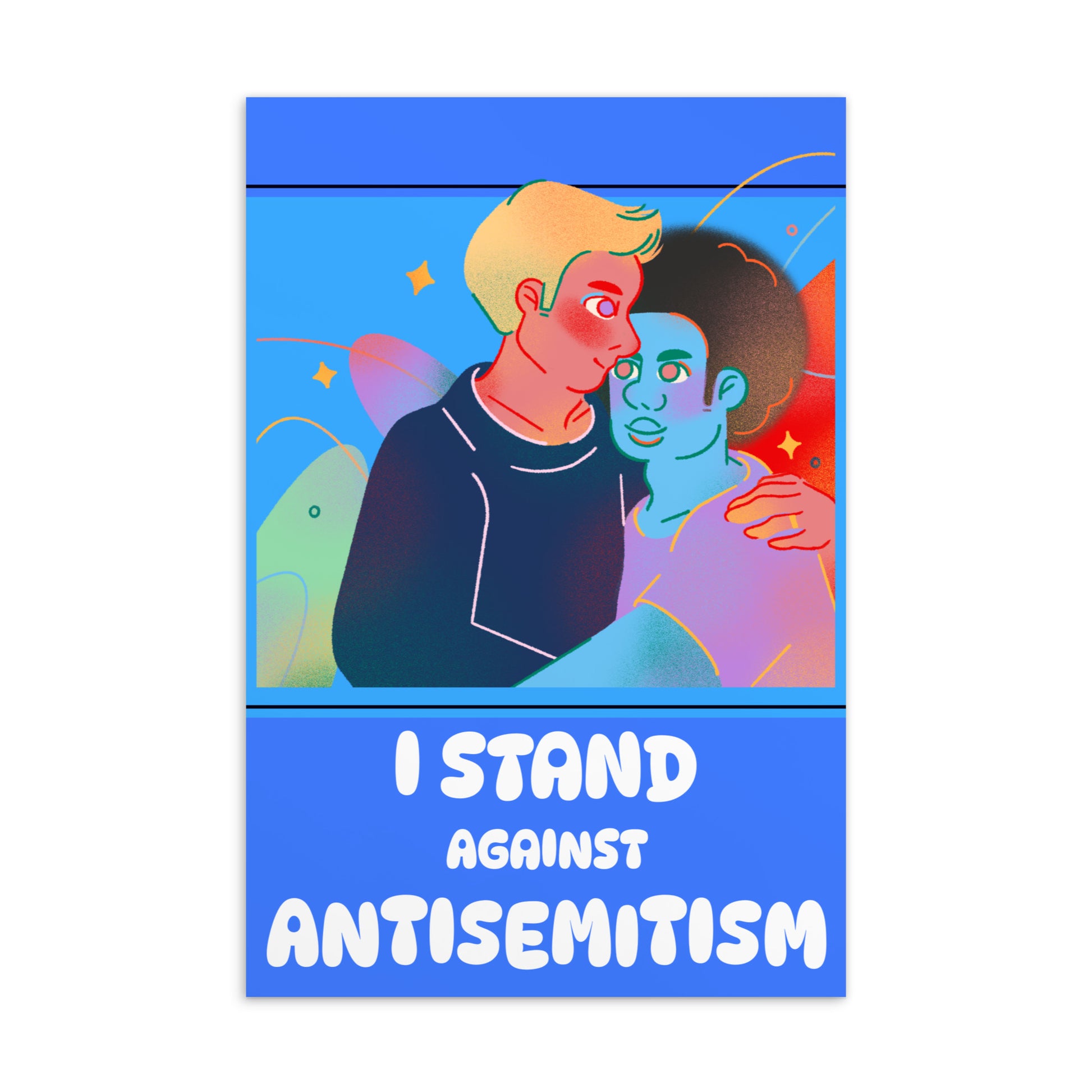 I Stand Against Antisemitism | Standard Postcard