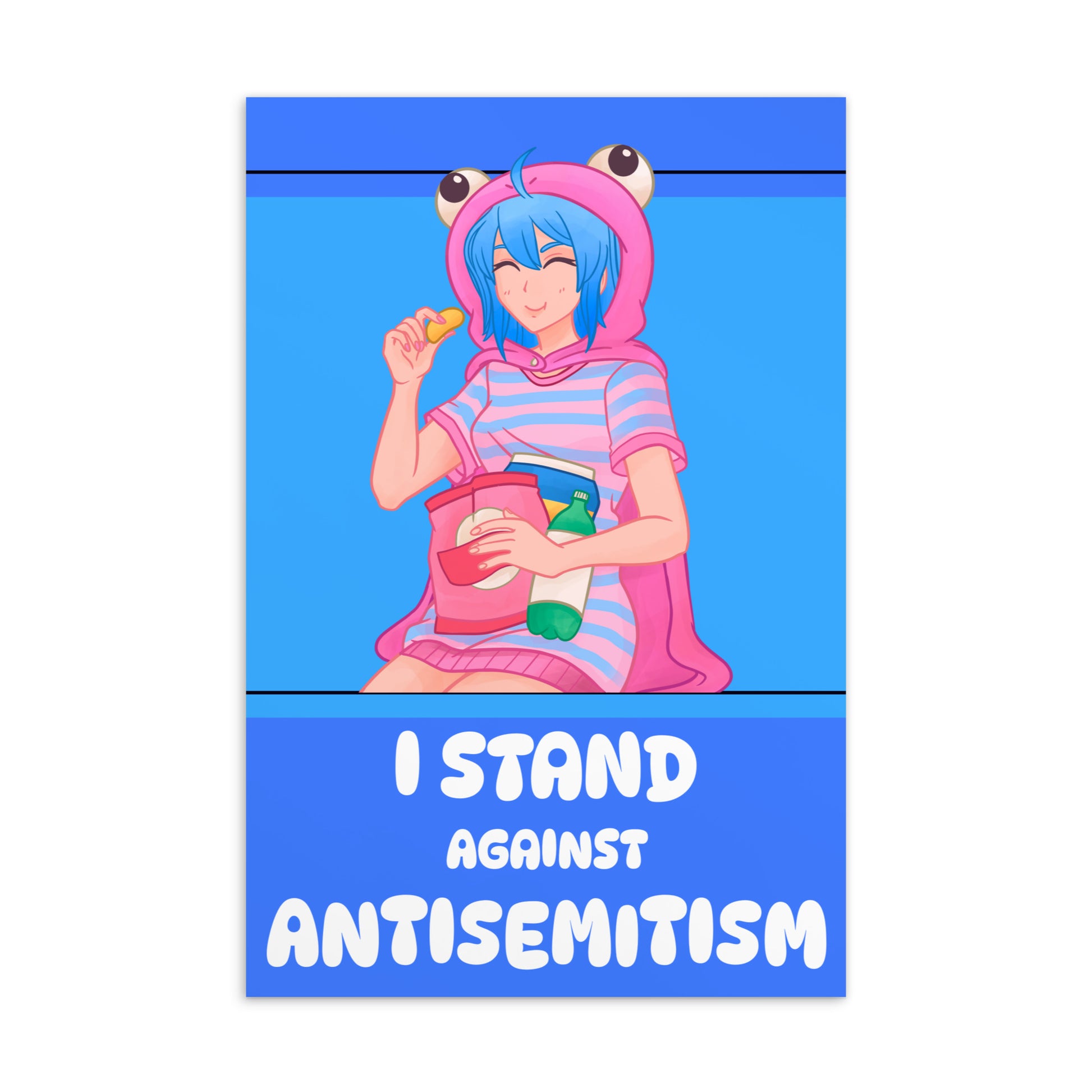 I Stand Against Antisemitism | Standard Postcard