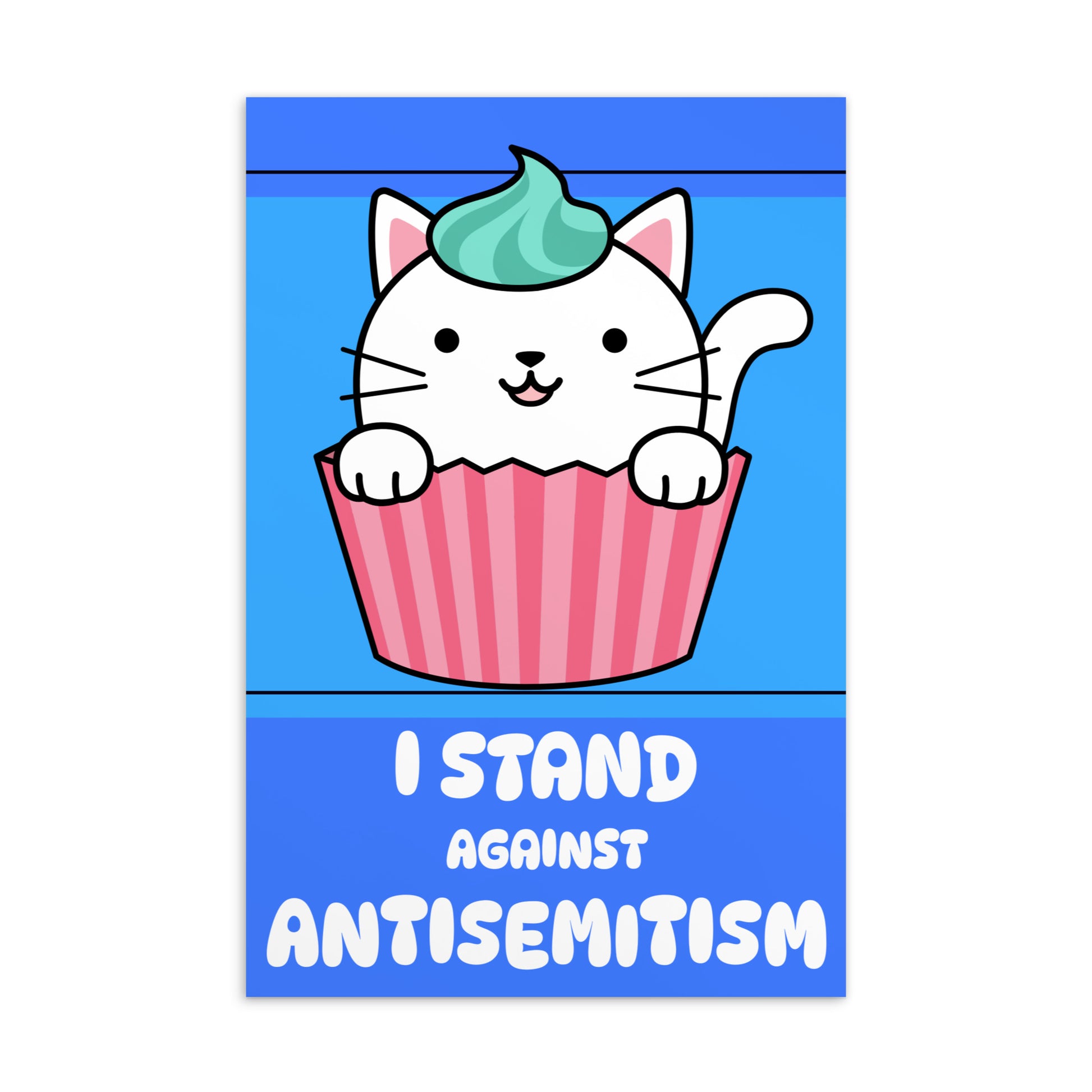I Stand Against Antisemitism | Standard Postcard