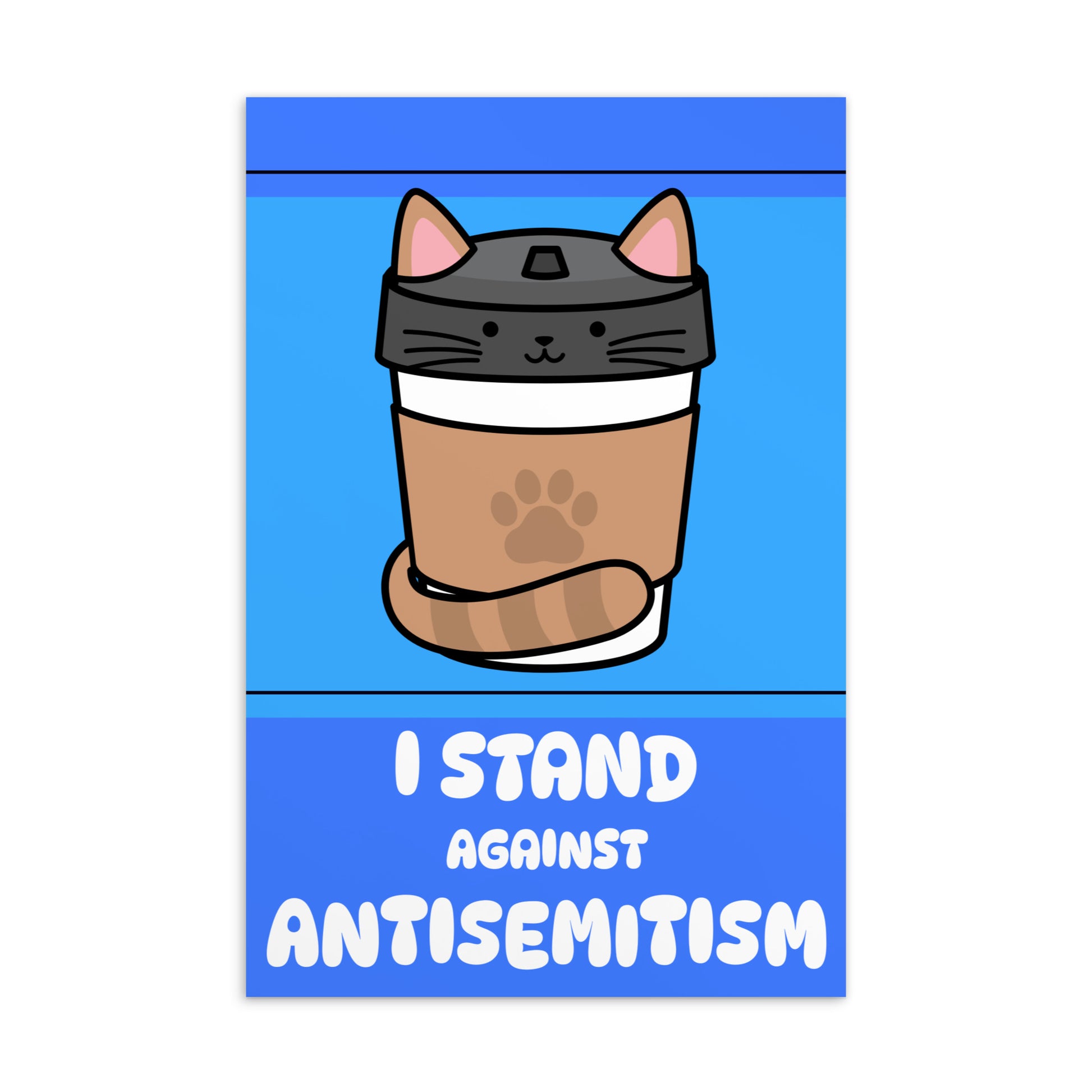 I Stand Against Antisemitism | Standard Postcard