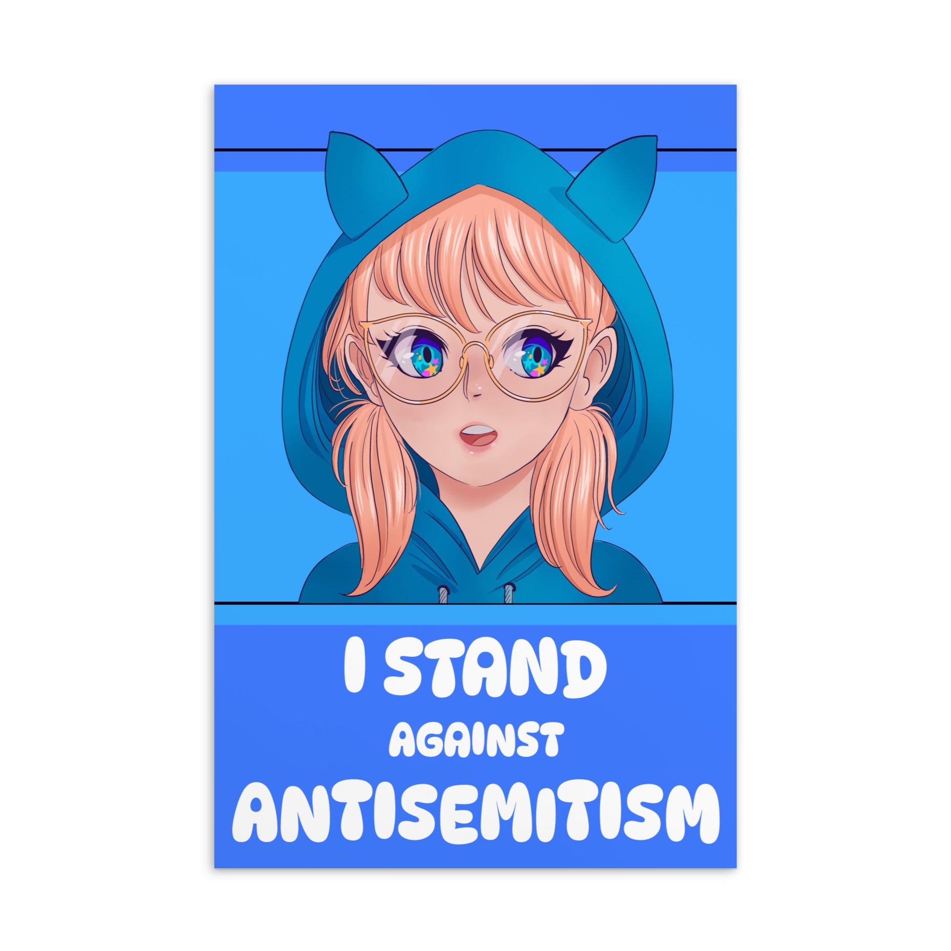 I Stand Against Antisemitism | Standard Postcard