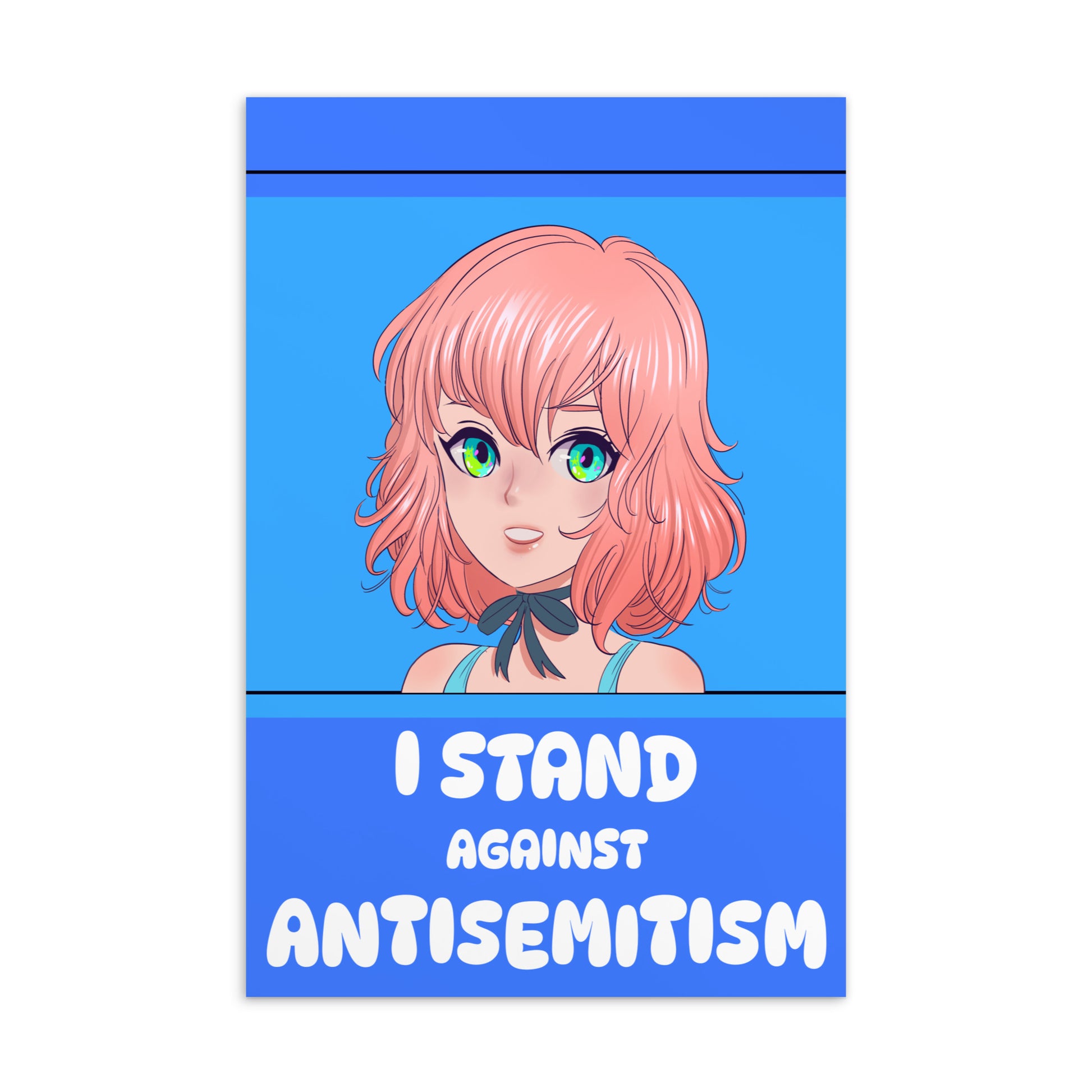 I Stand Against Antisemitism | Standard Postcard