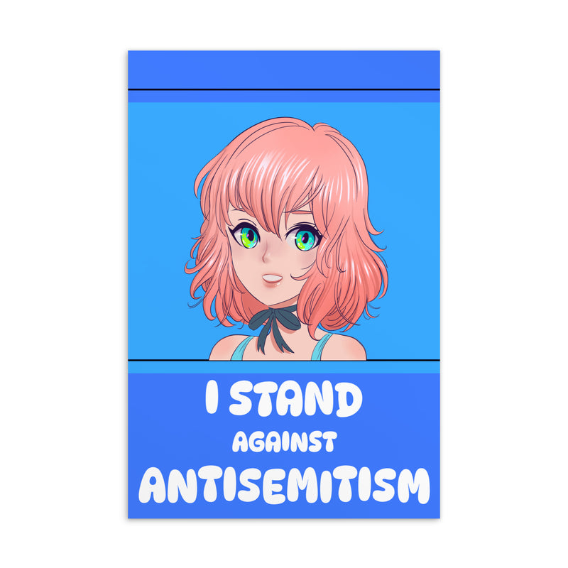 I Stand Against Antisemitism | Standard Postcard
