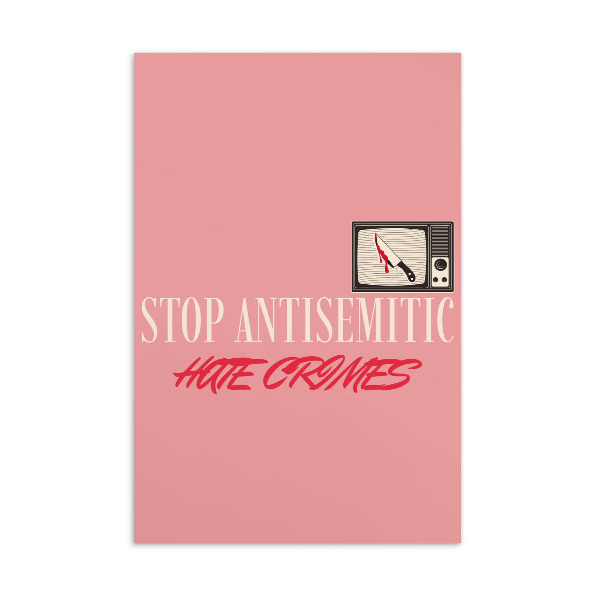 Antisemitic Hate Crimes | Standard Postcard