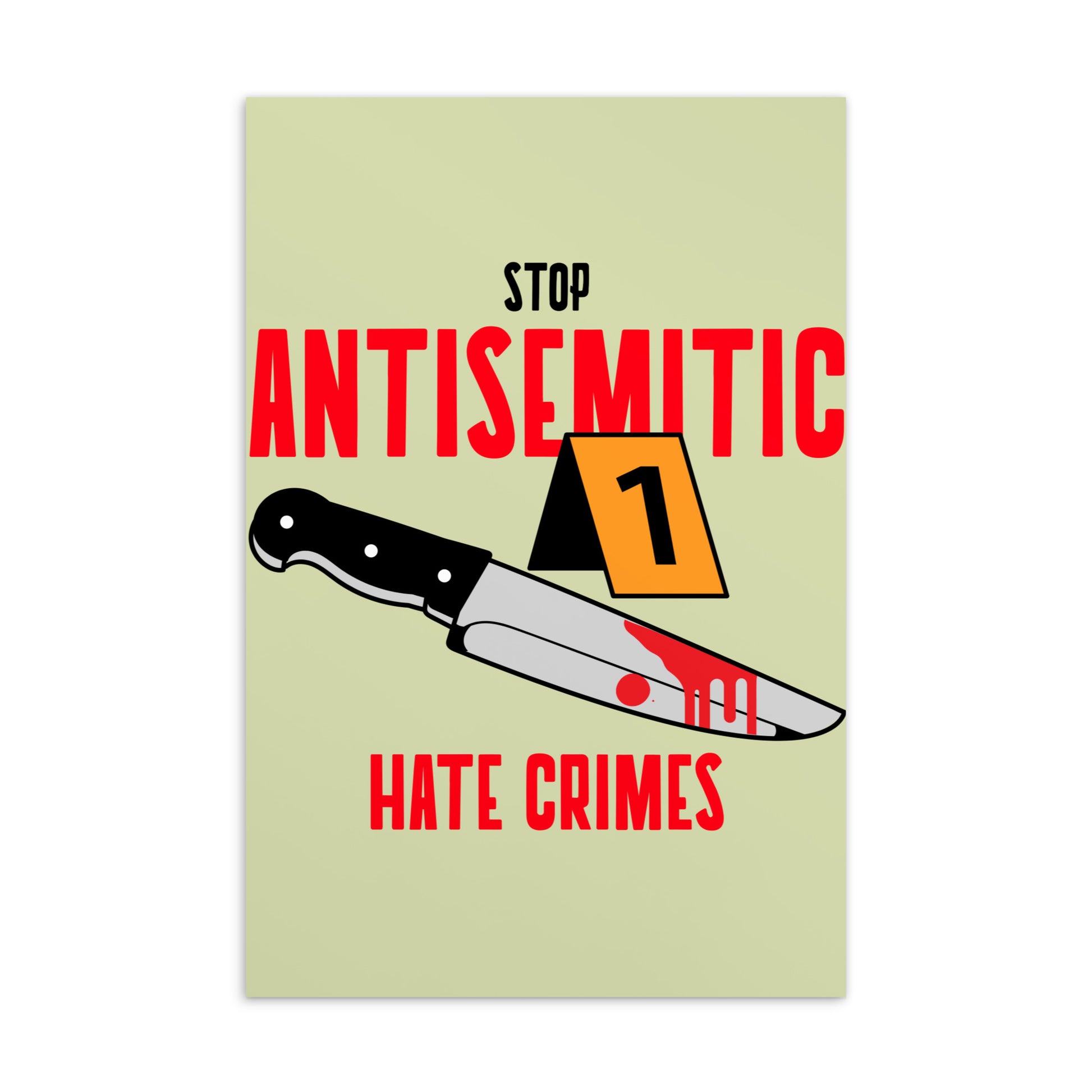 Antisemitic Hate Crimes | Standard Postcard