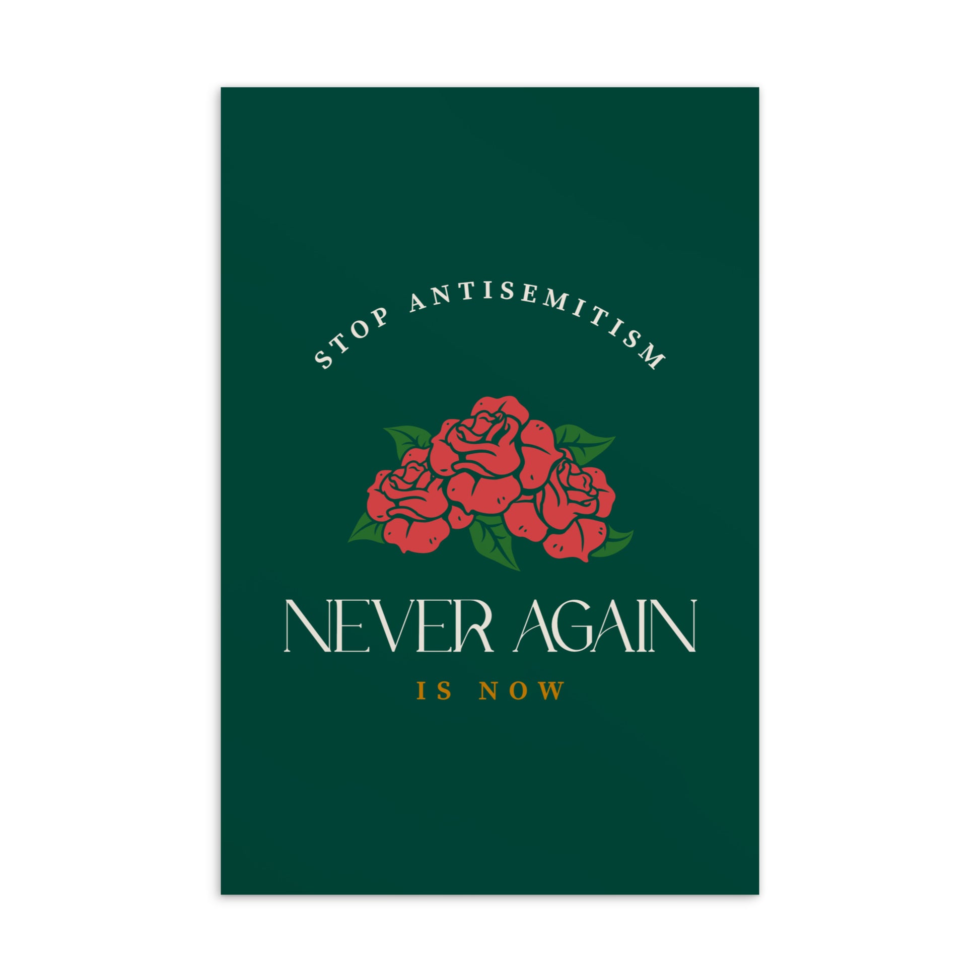 Stop Antisemitism | Plants & Flowers Edition | Standard Postcard