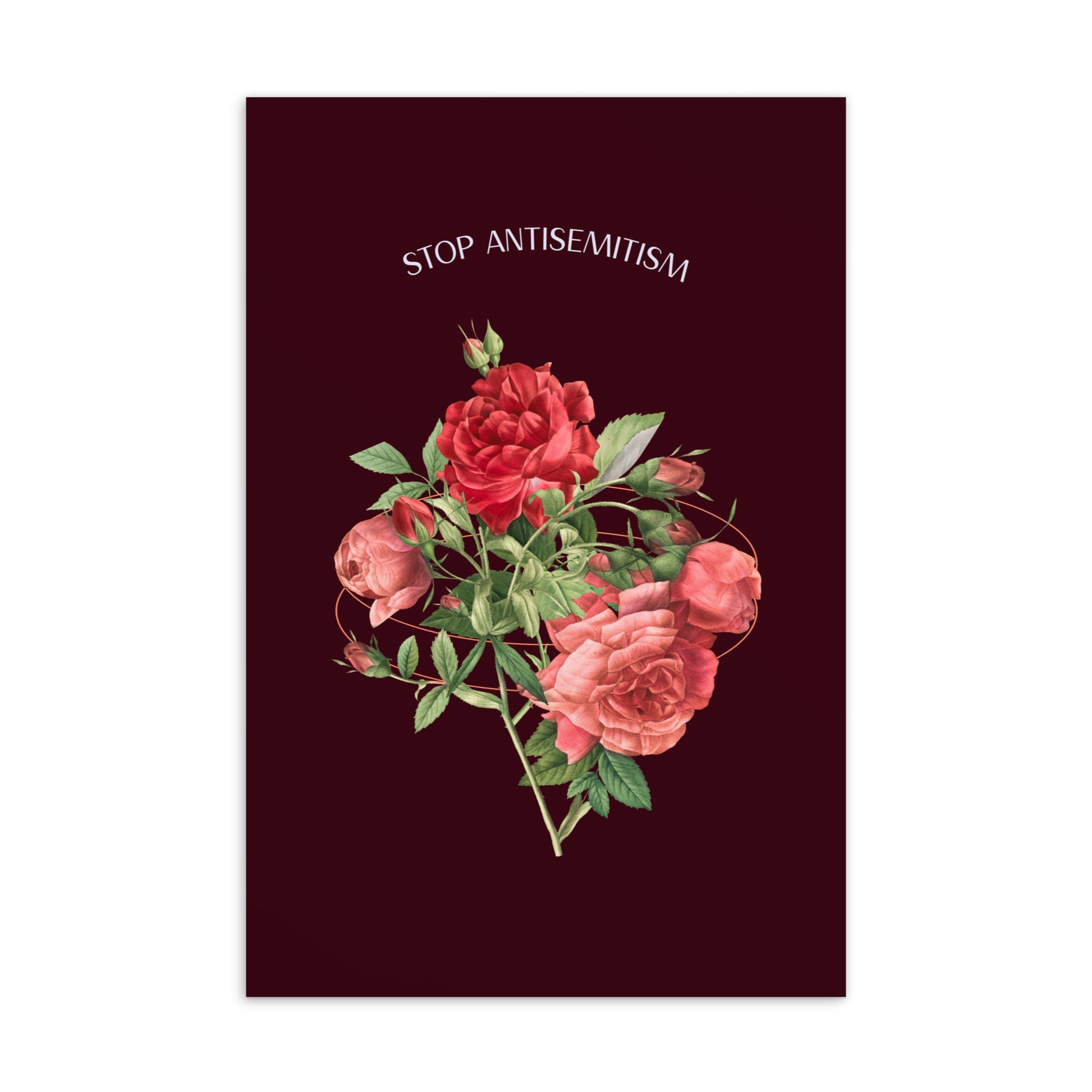 Stop Antisemitism | Plants & Flowers Edition | Standard Postcard