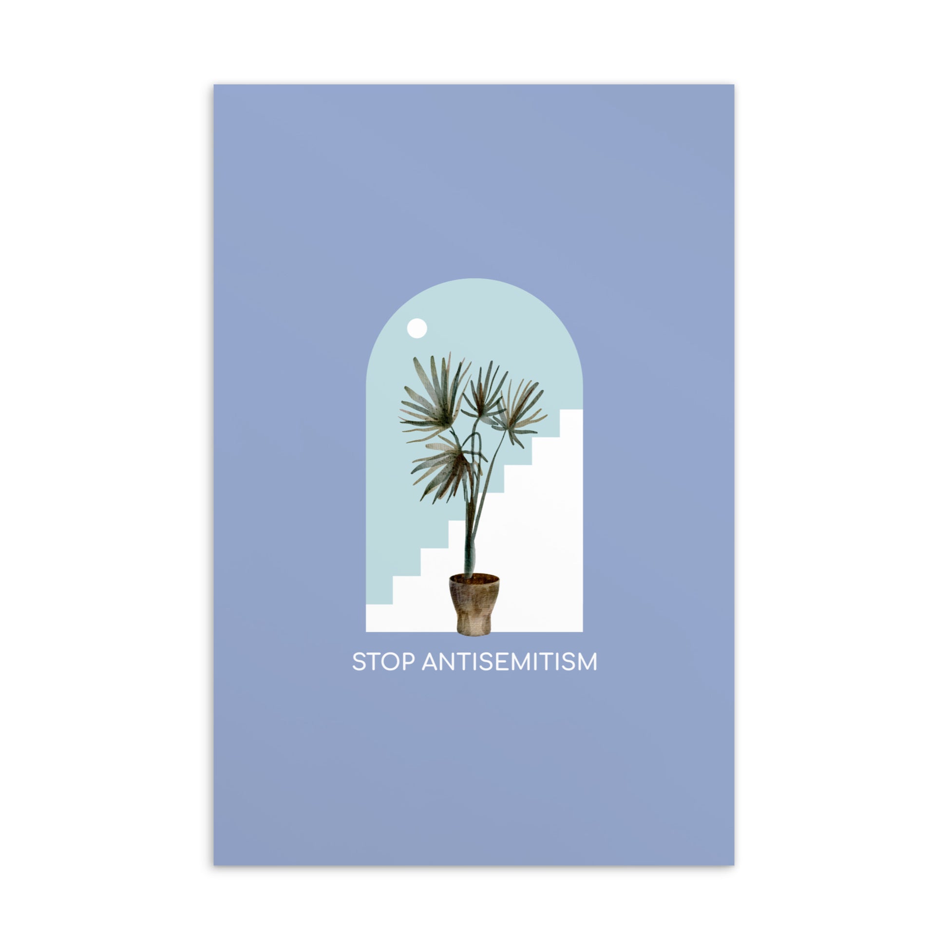 Stop Antisemitism | Plants & Flowers Edition | Standard Postcard