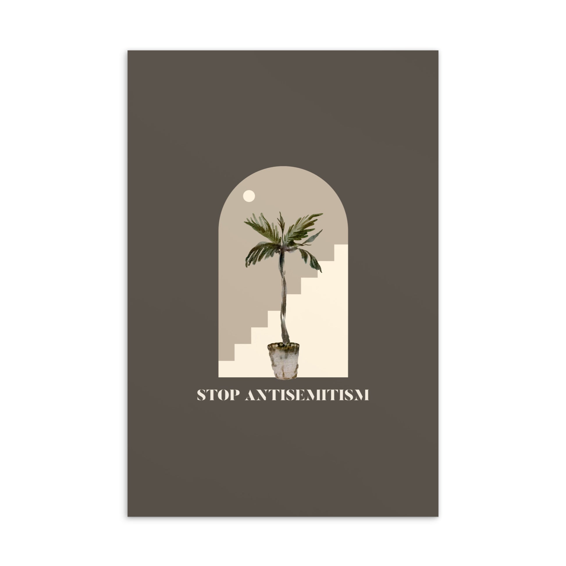 Stop Antisemitism | Plants & Flowers Edition | Standard Postcard
