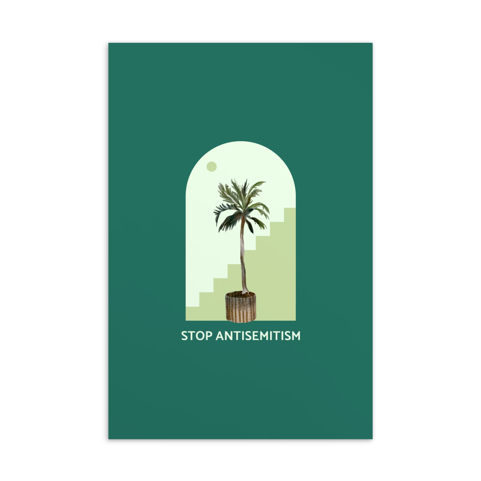 Stop Antisemitism | Plants & Flowers Edition | Standard Postcard