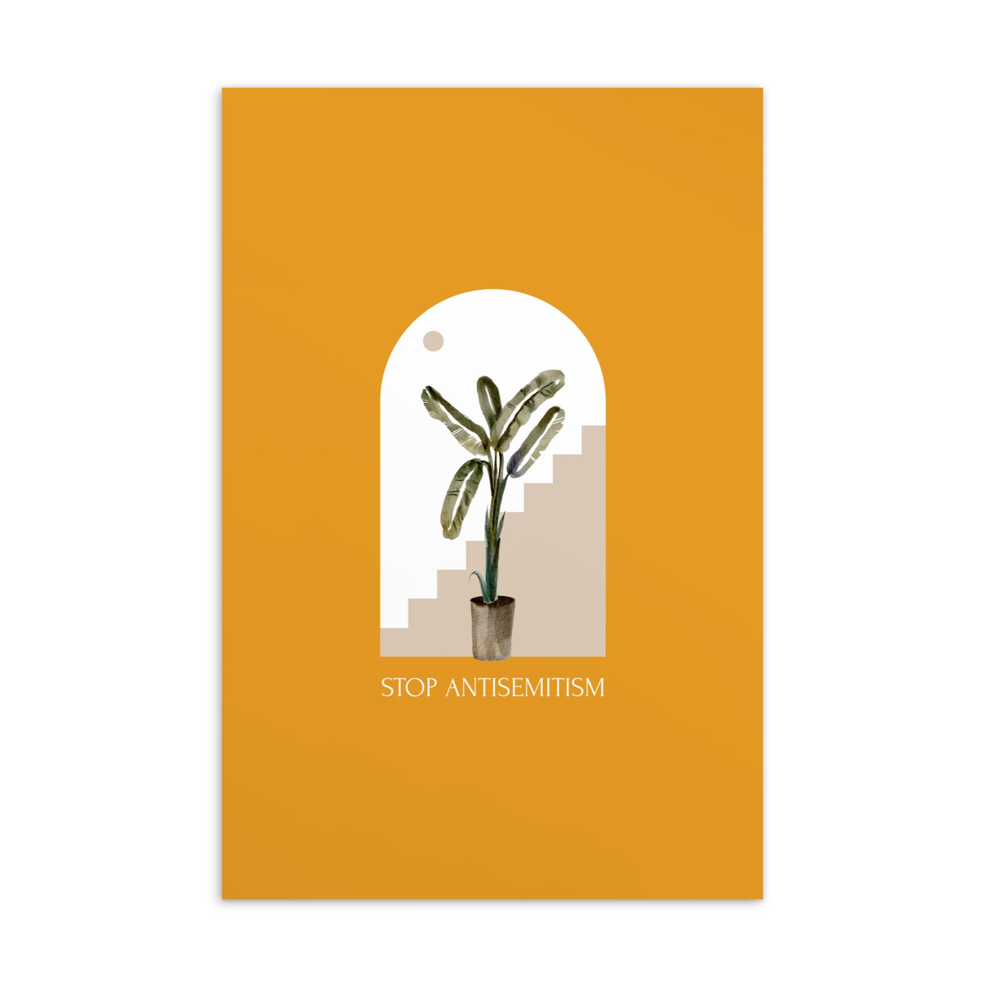 Stop Antisemitism | Plants & Flowers Edition | Standard Postcard
