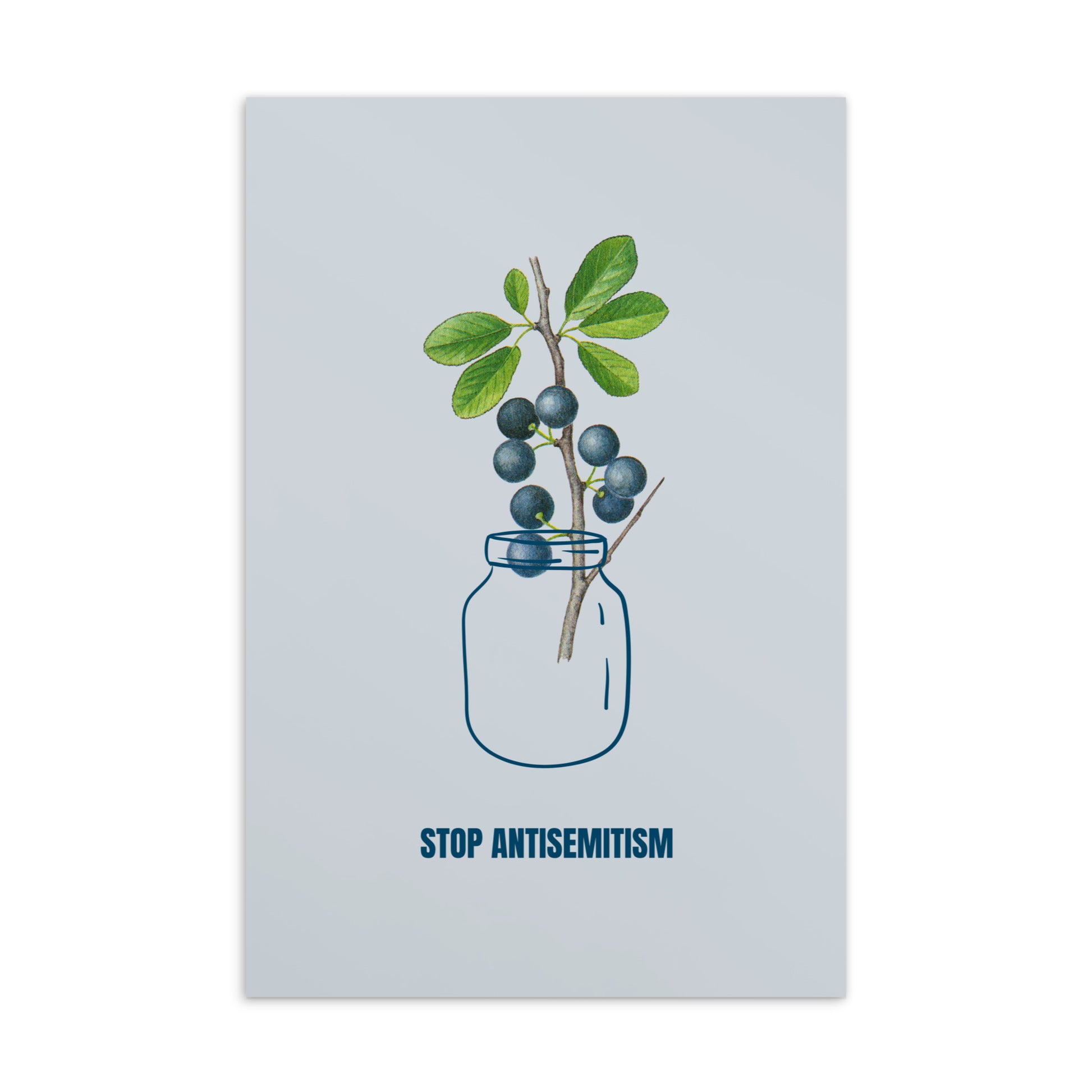 Stop Antisemitism | Plants & Flowers Edition | Standard Postcard