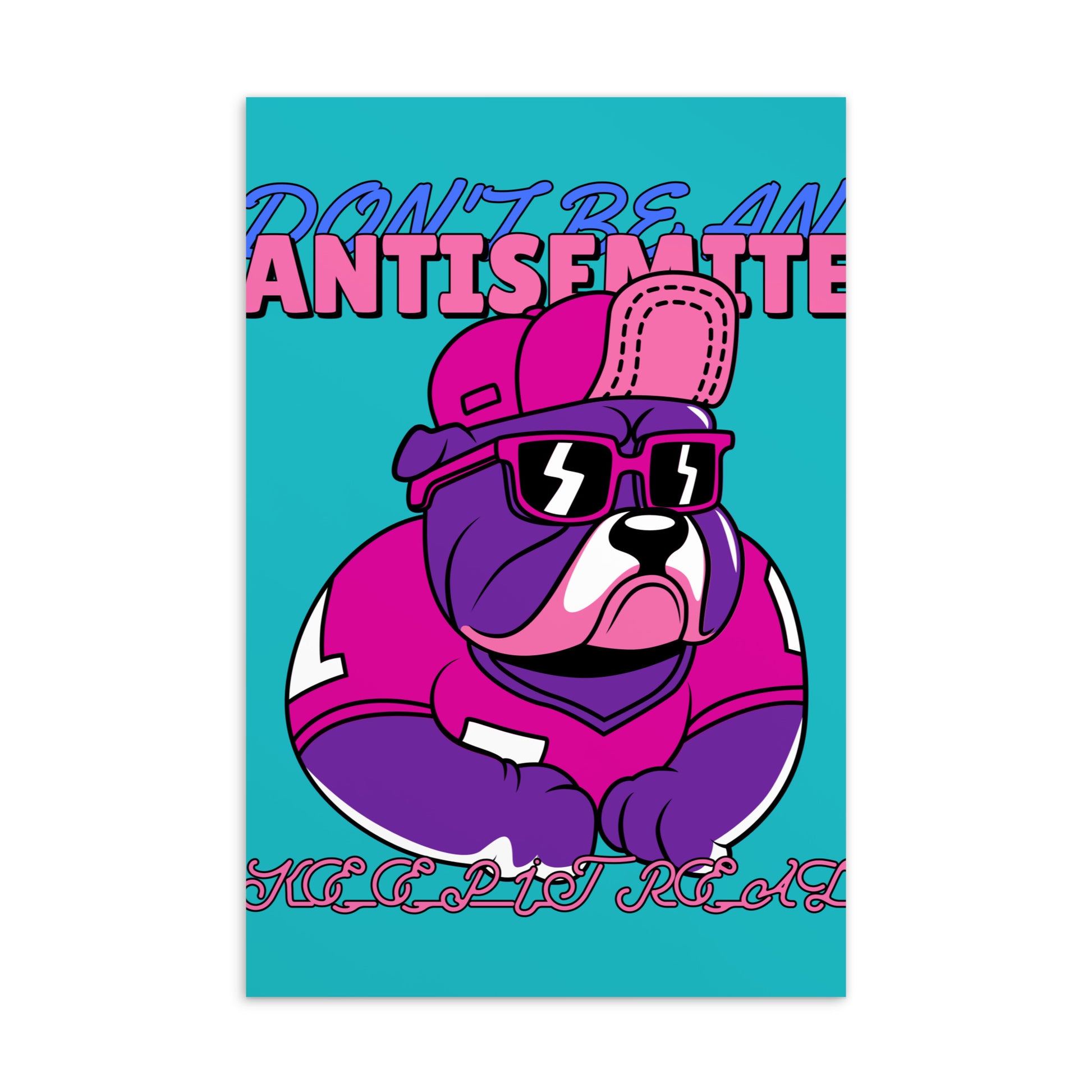 Streetart Graffiti Cartoon | Antisemitism | Standard Postcard