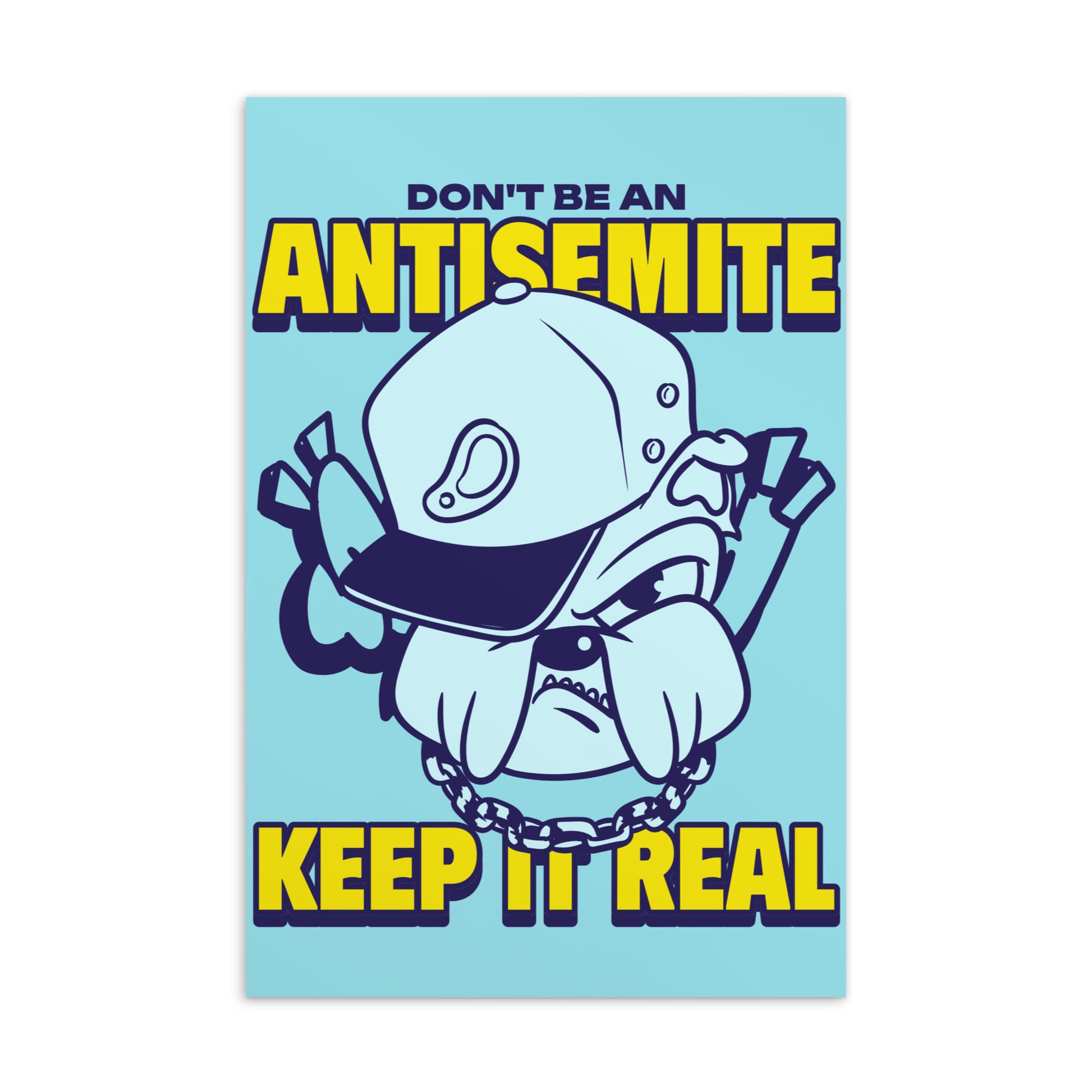 Streetart Graffiti Cartoon | Antisemitism | Standard Postcard