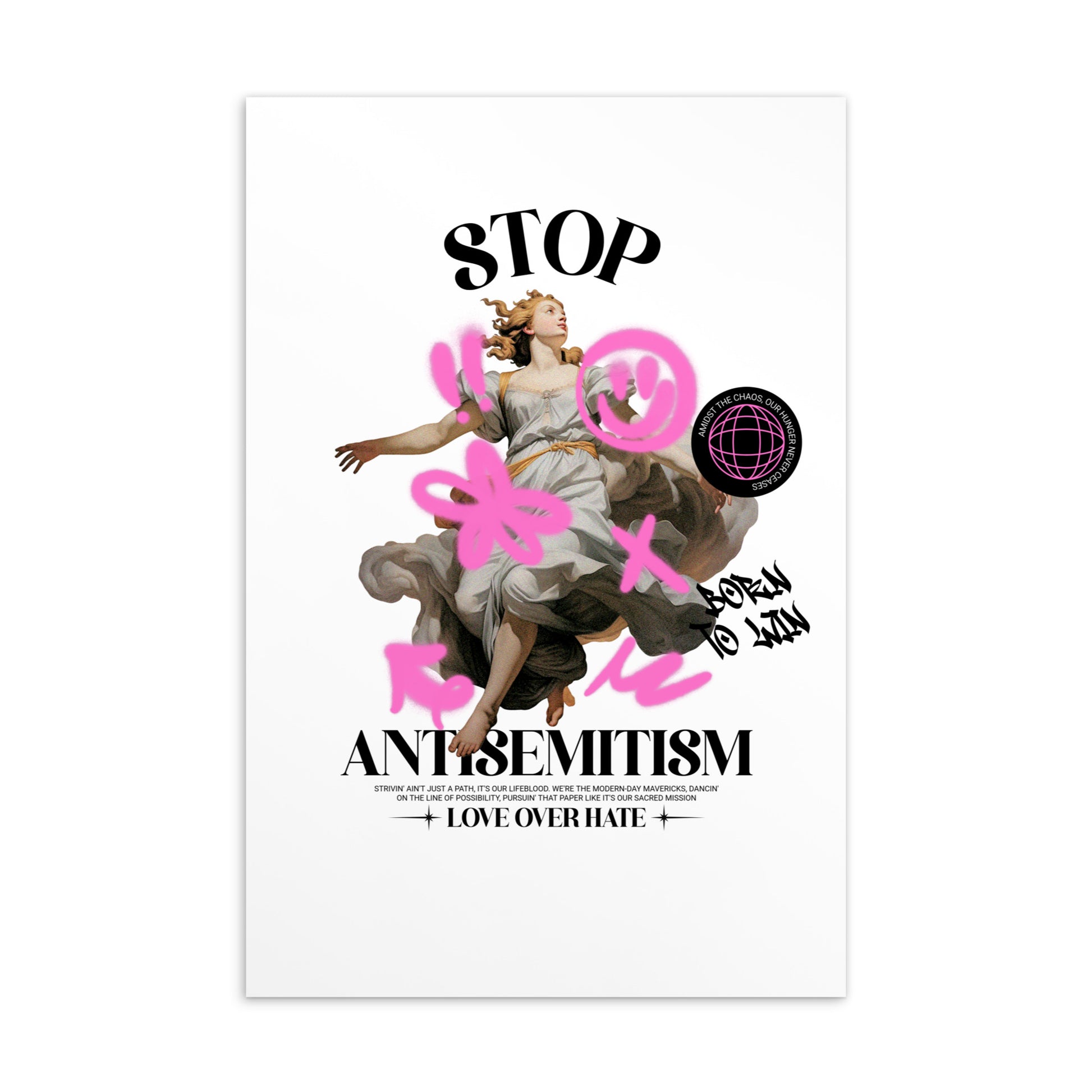 Classic Graffiti Fusion | Standard Postcard