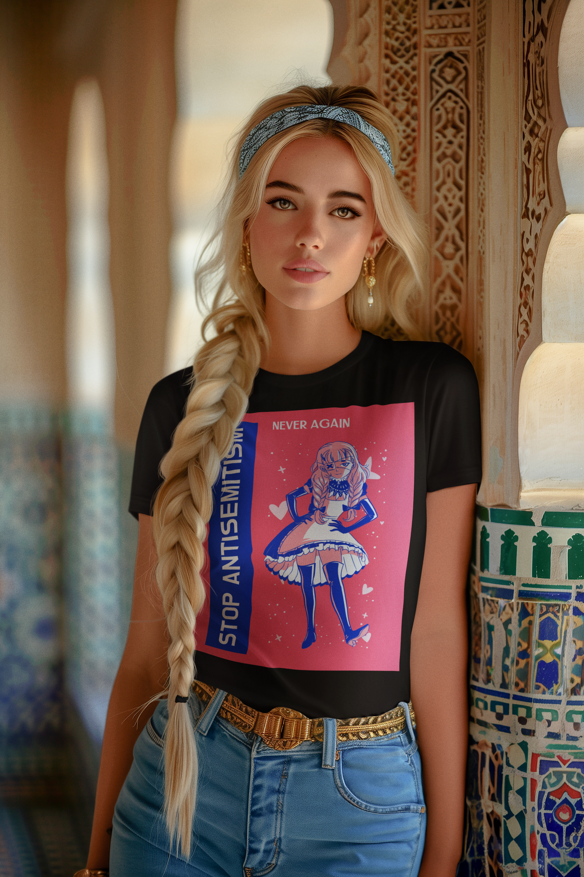 Girl Book | Antisemitism | Unisex T-Shirt Jouparty