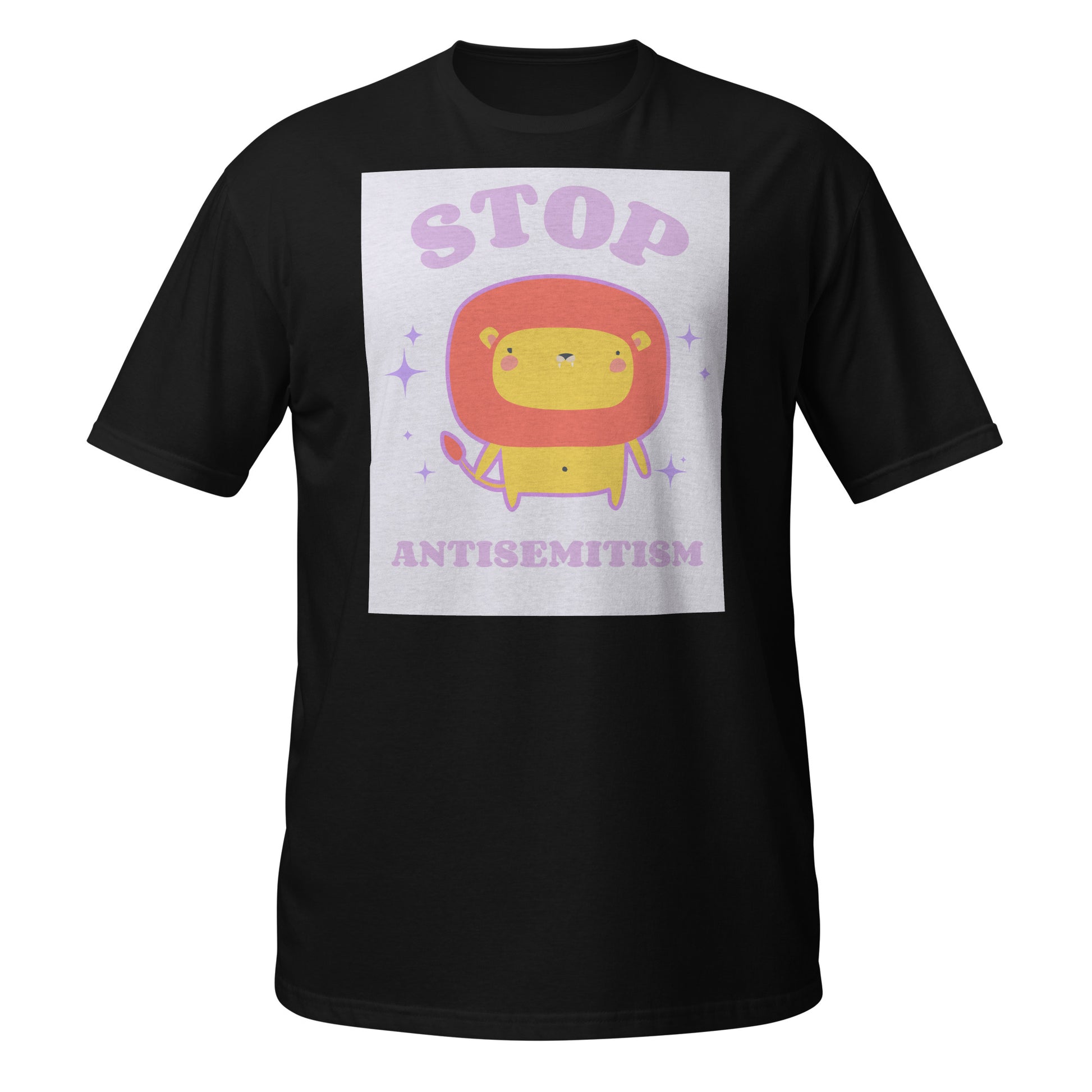 Stop Antisemitism | Purple & Cute Edition | Unisex T-Shirt Jouparty