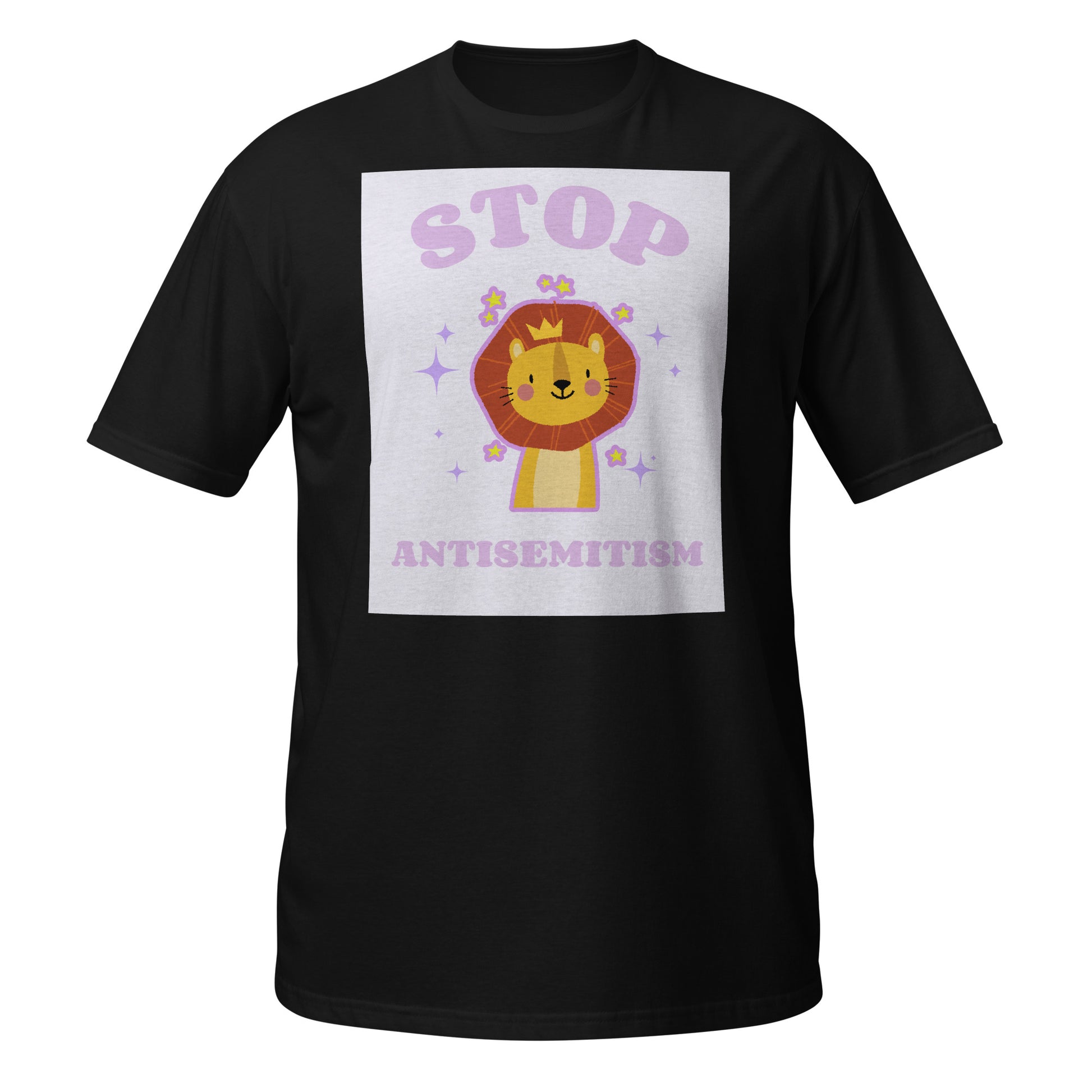 Stop Antisemitism | Purple & Cute Edition | Unisex T-Shirt Jouparty