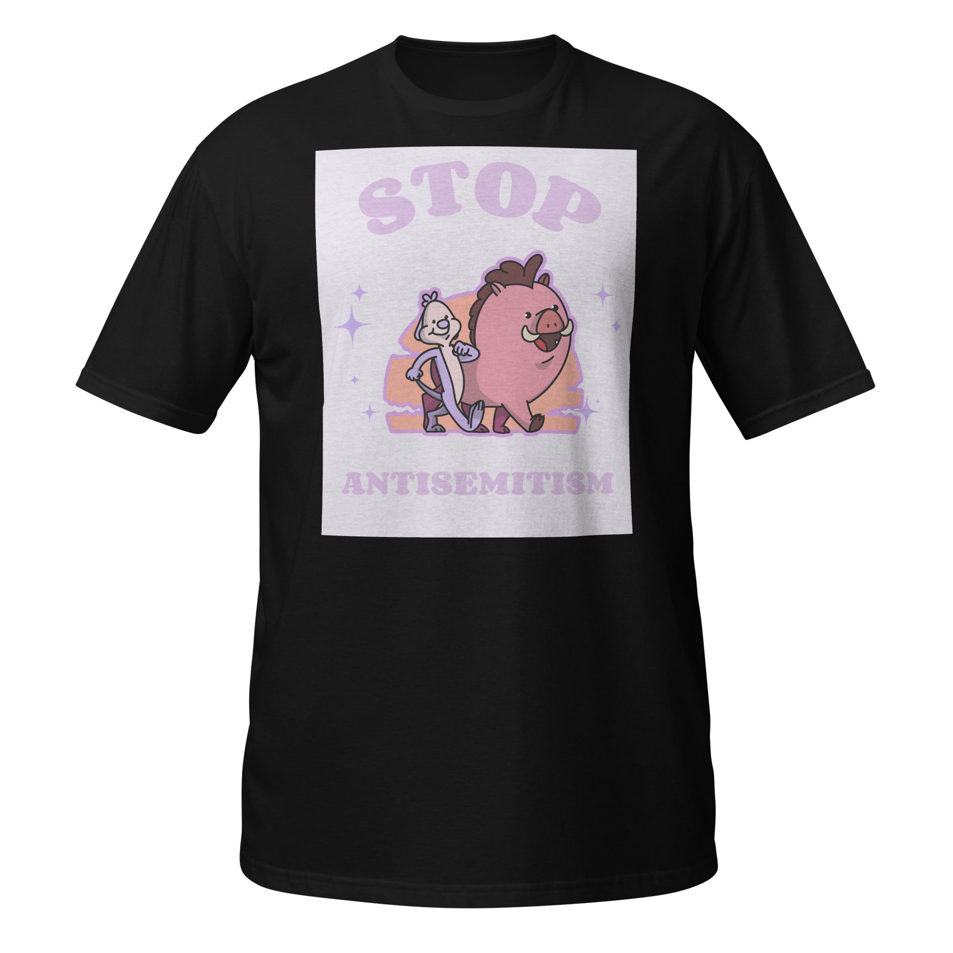 Stop Antisemitism | Purple & Cute Edition | Unisex T-Shirt Jouparty
