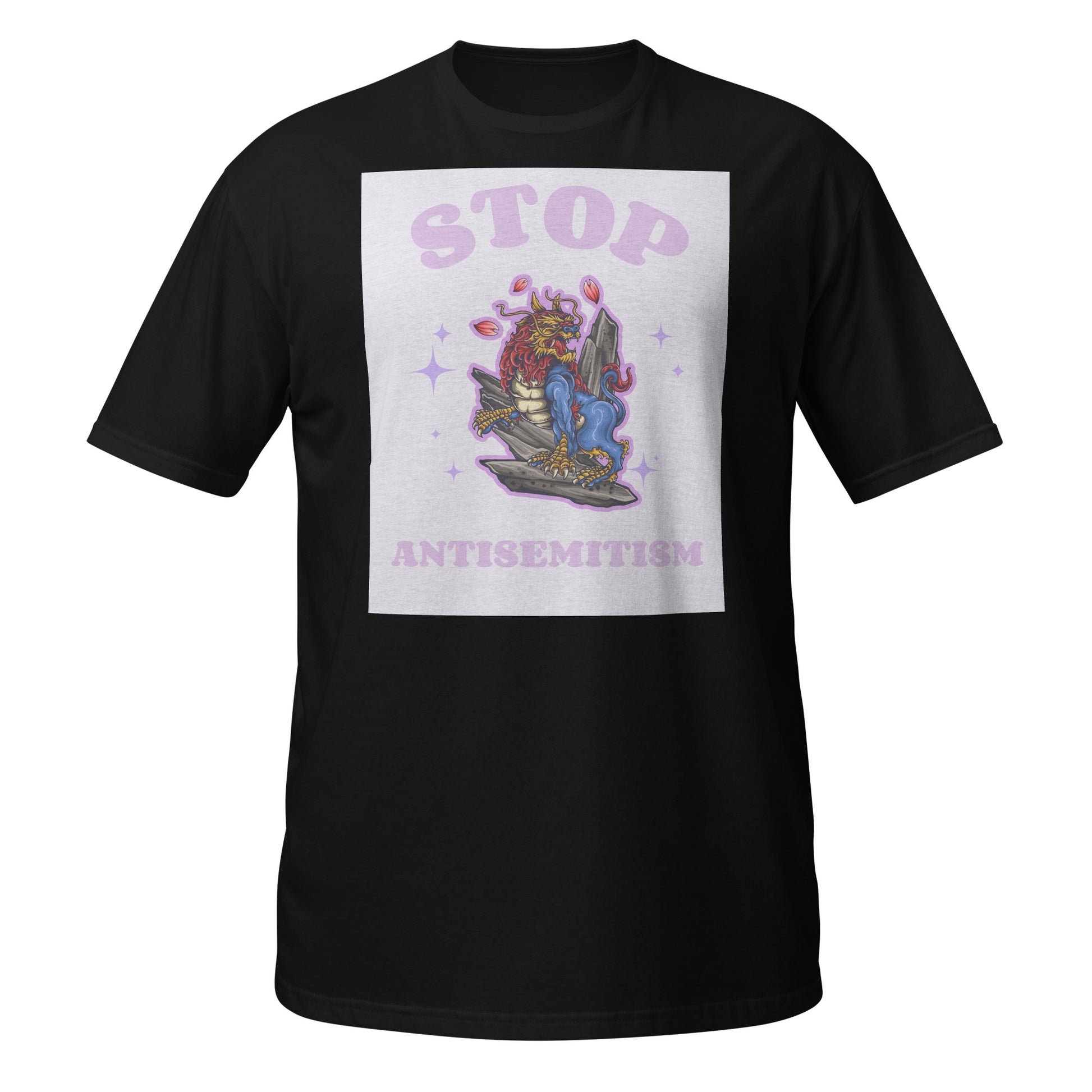 Stop Antisemitism | Purple & Cute Edition | Unisex T-Shirt Jouparty