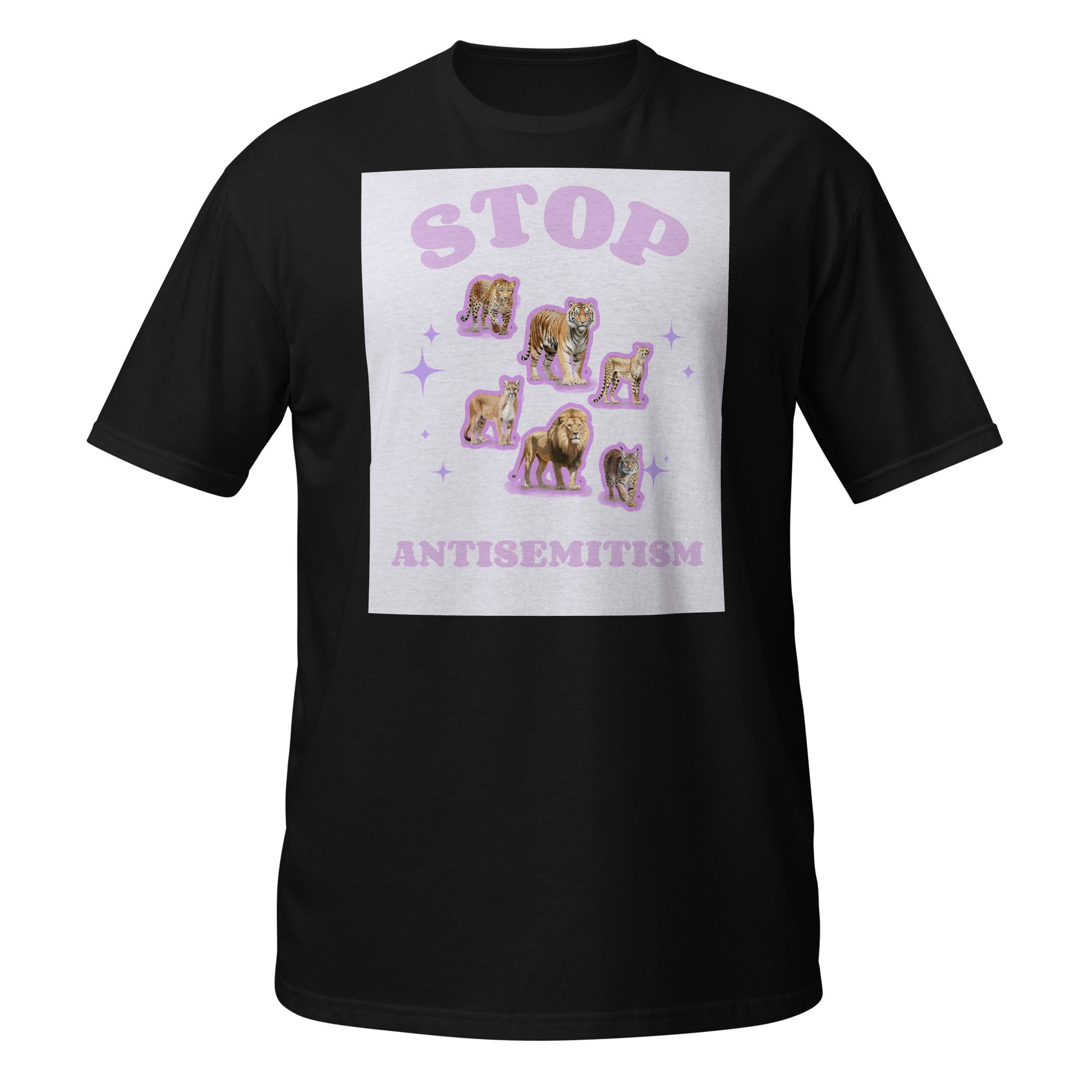 Stop Antisemitism | Purple & Cute Edition | Unisex T-Shirt Jouparty