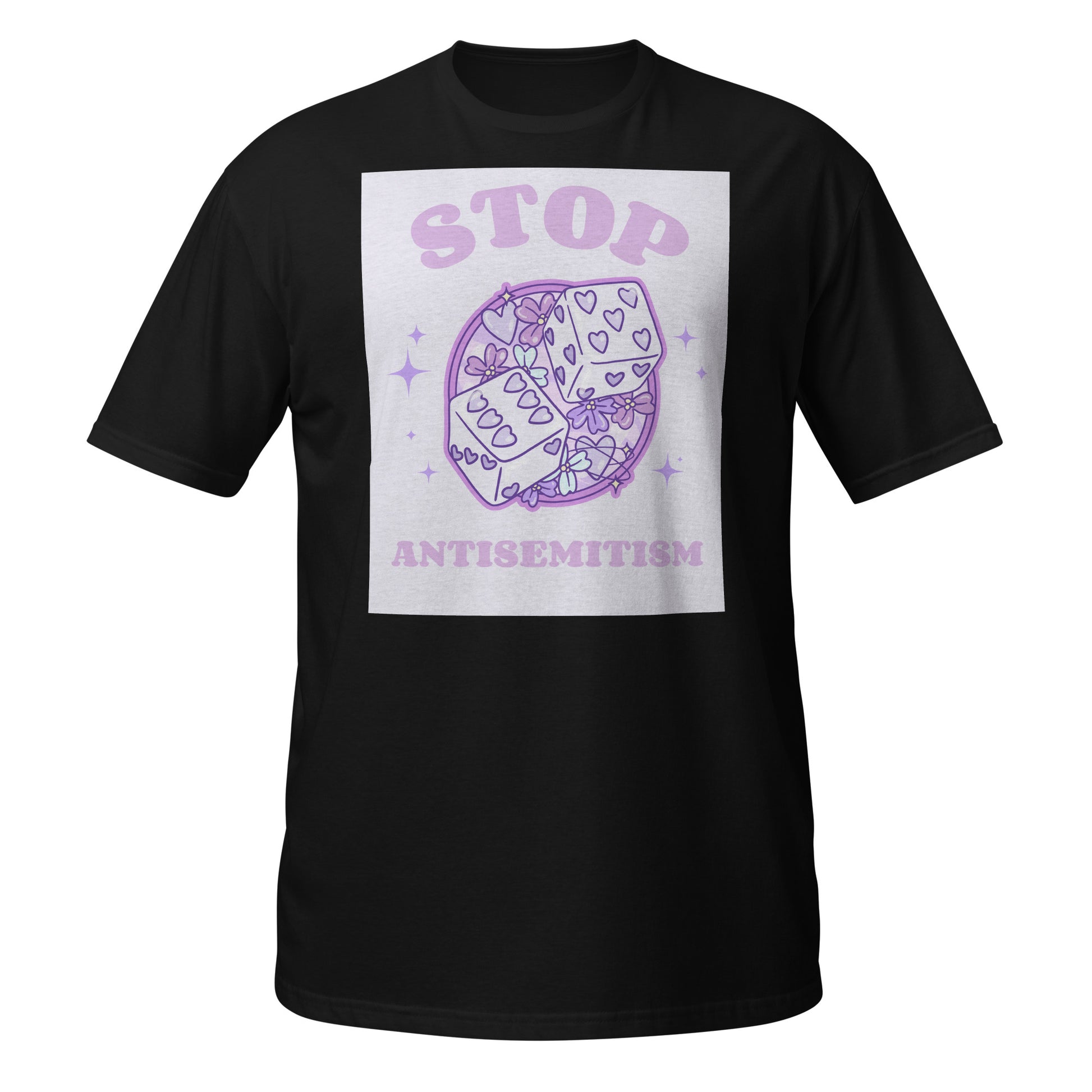 Stop Antisemitism | Purple & Cute Edition | Unisex T-Shirt Jouparty