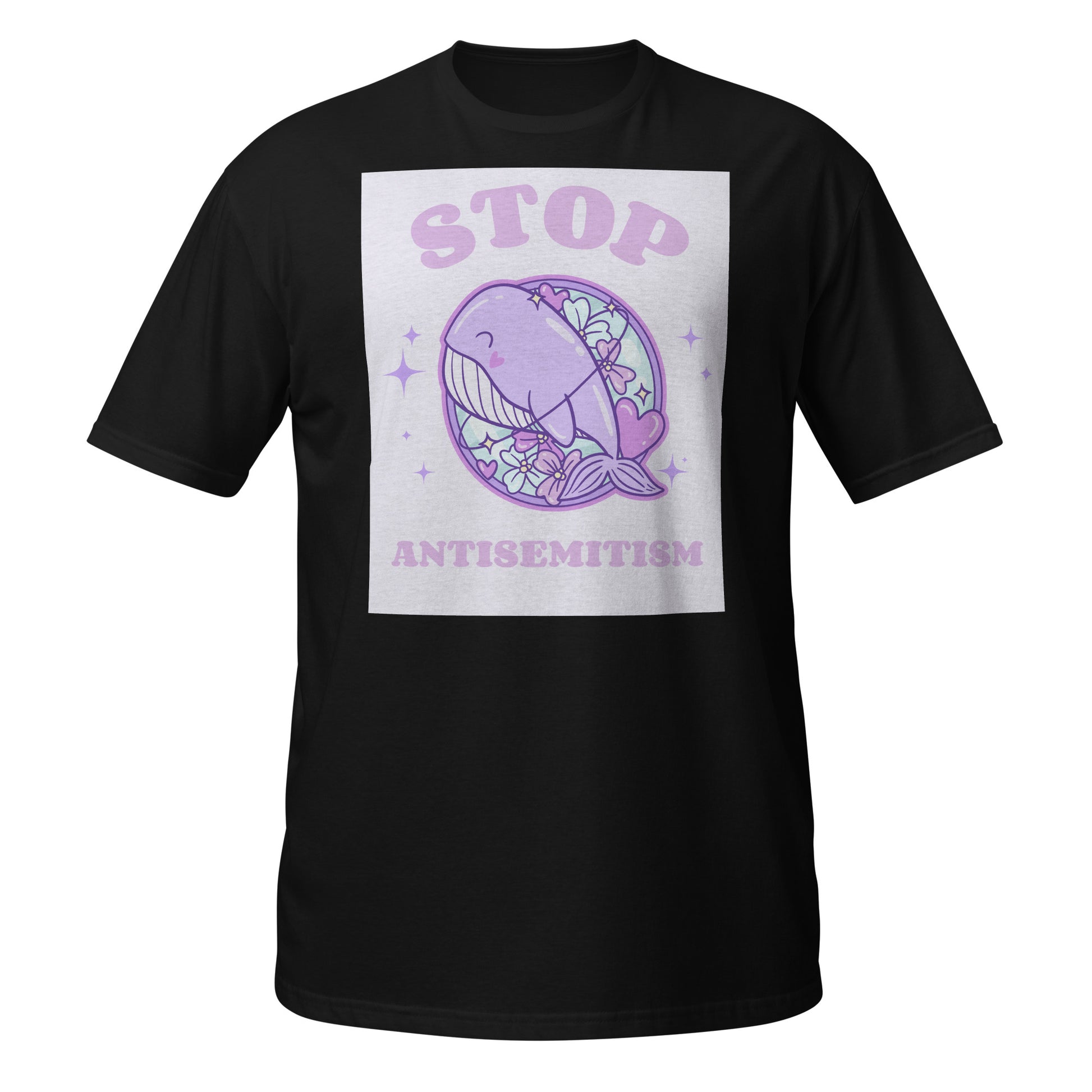 Stop Antisemitism | Purple & Cute Edition | Unisex T-Shirt Jouparty