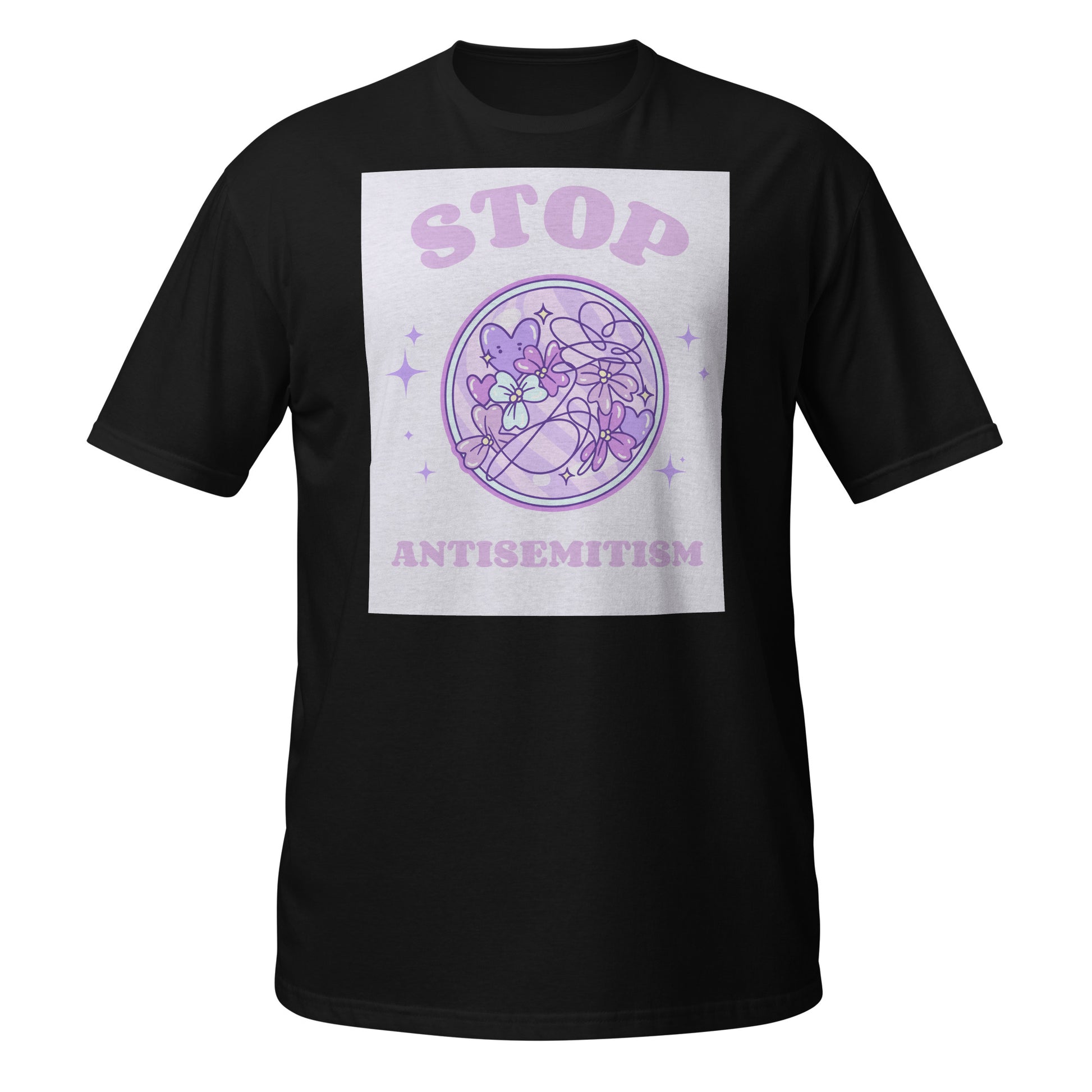 Stop Antisemitism | Purple & Cute Edition | Unisex T-Shirt Jouparty